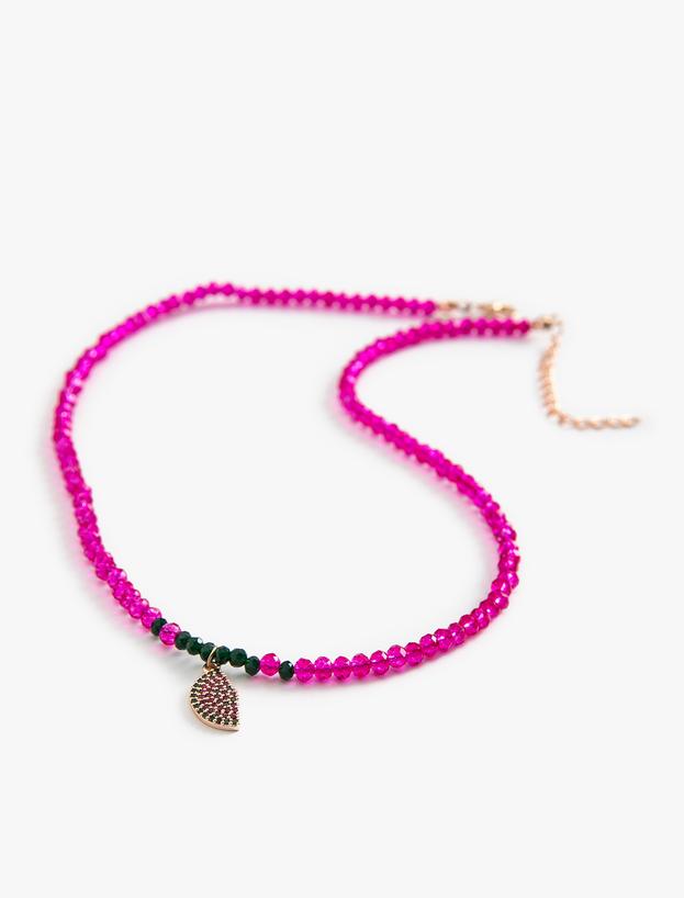 Boncuklu Kolye Karpuz Charm Detaylı_1