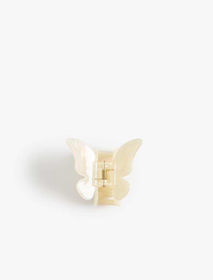 Kadın Kıskaç Toka Kelebek Detaylı