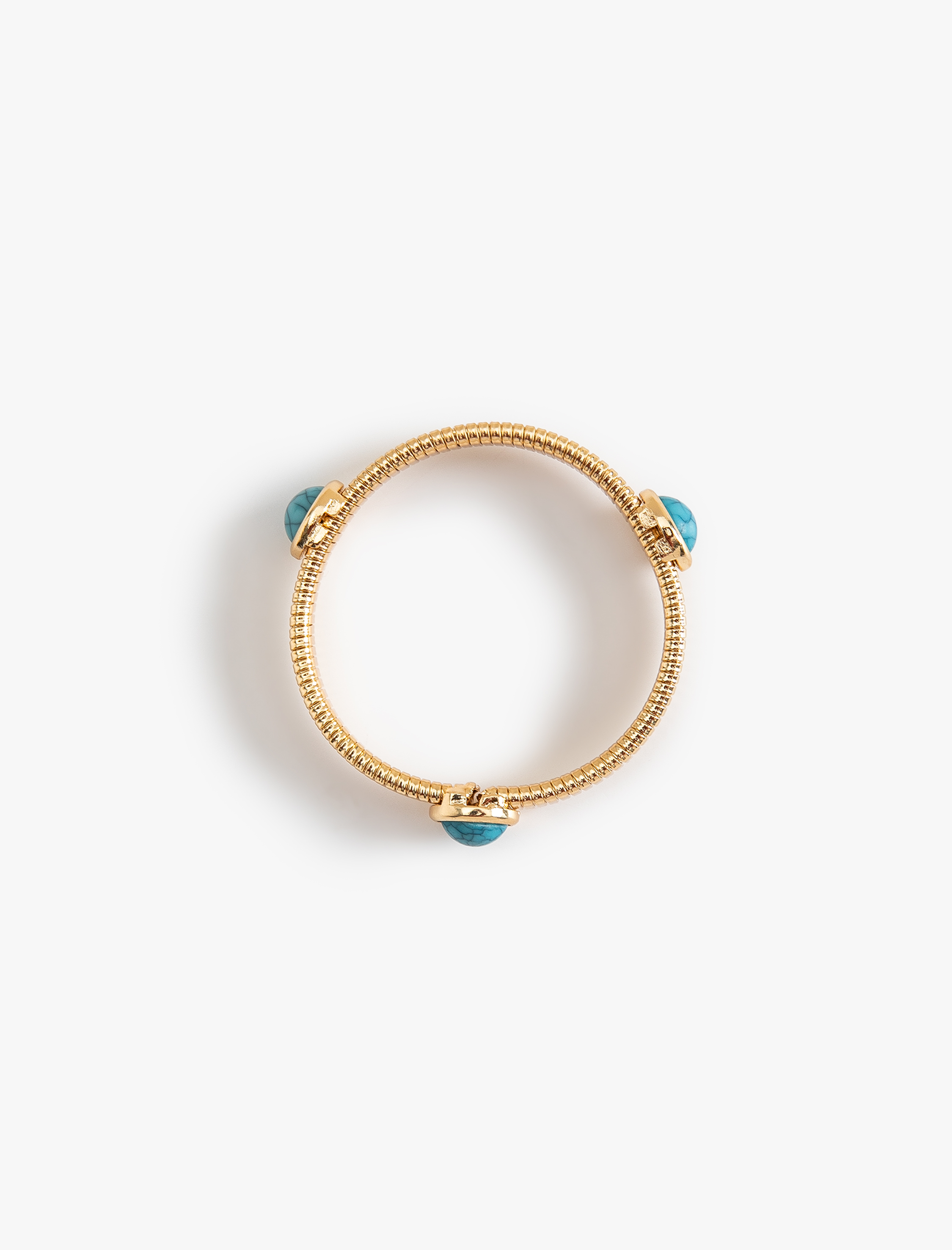  Kadın Taş Detaylı Kalın Bileklik