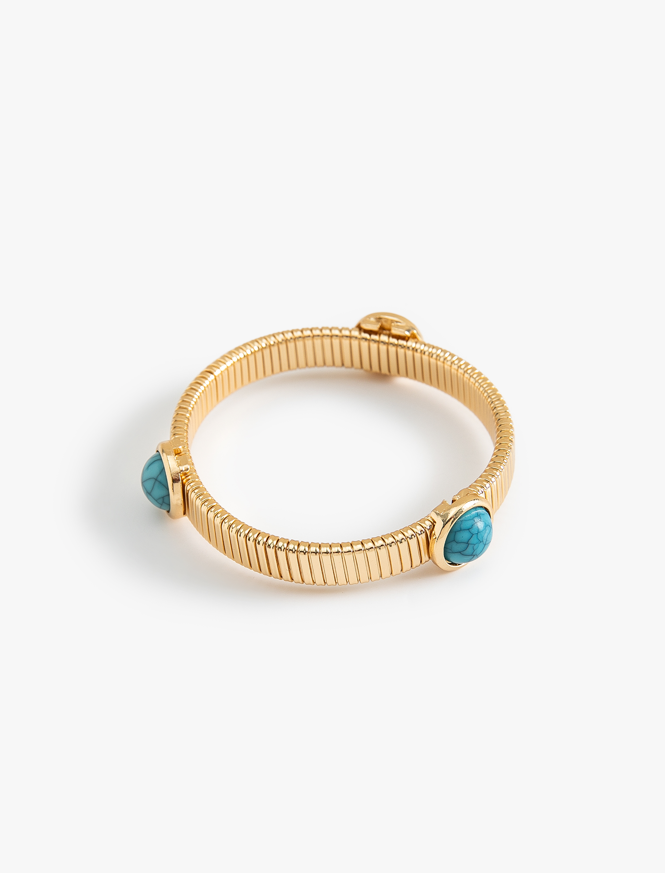  Kadın Taş Detaylı Kalın Bileklik