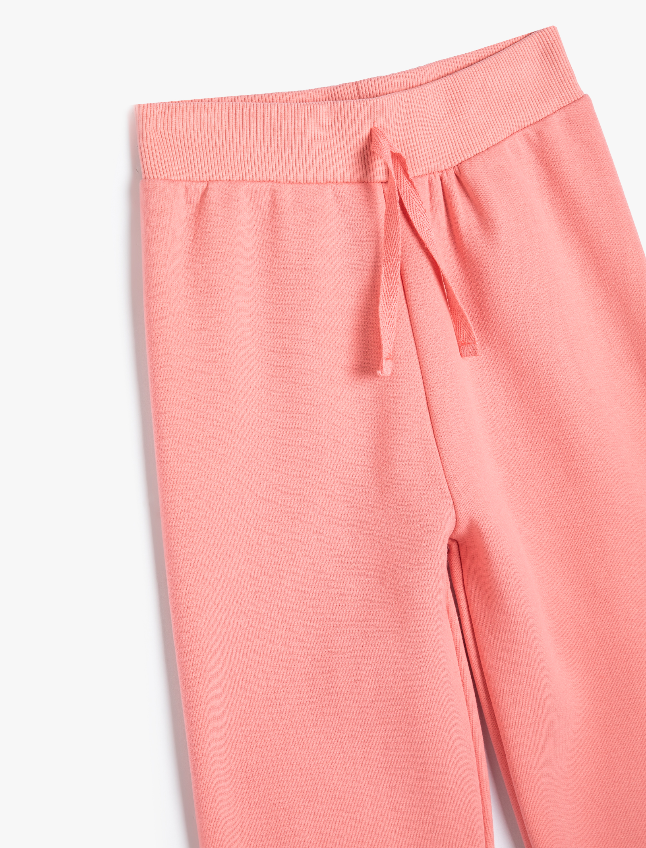  Kız Çocuk Beli Lastikli Şardonlu Basic Jogger Eşofman Altı