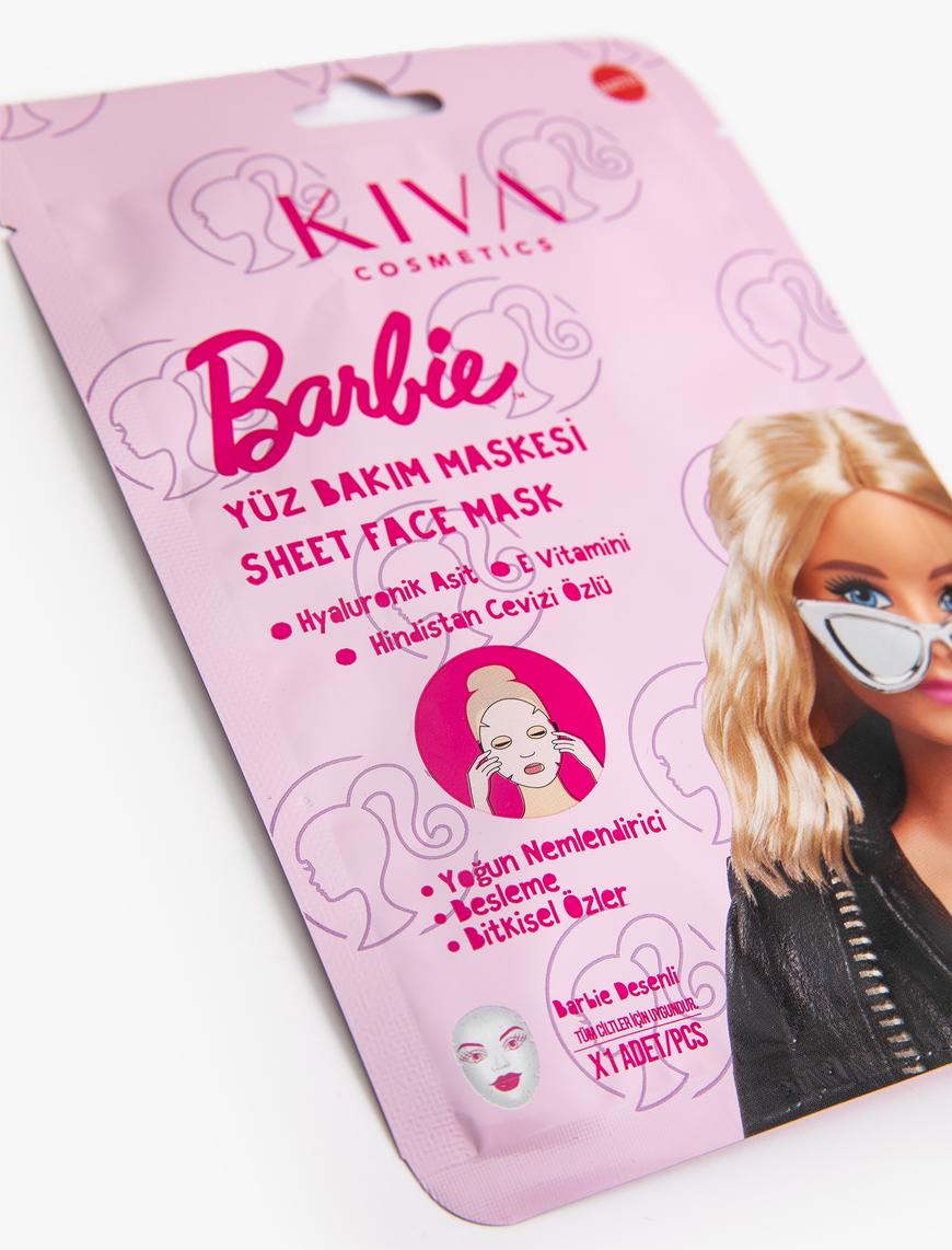  Kadın Barbie Yüz Bakım Maskesi Lisanslı Hindistan Cevizi Özlü