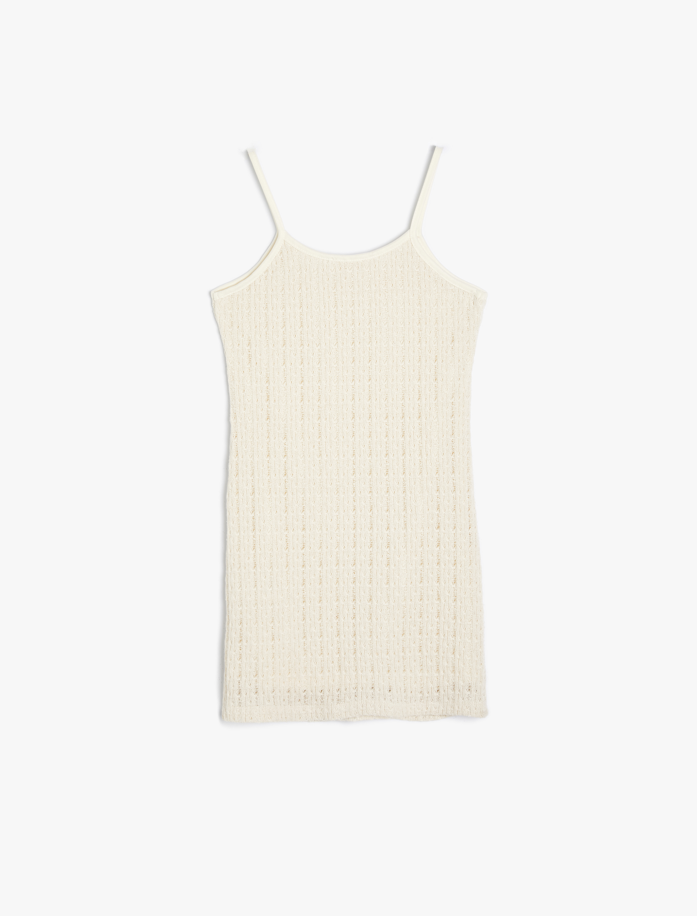  Kız Çocuk Askılı Elbise Midi Dantelli