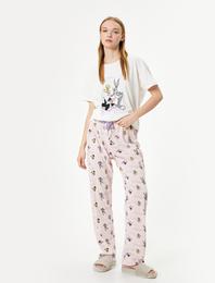 Looney Tunes Pijama Takımı Lisanslı Baskılı Kısa Kollu