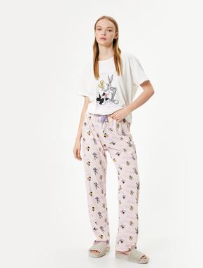 Looney Tunes Pijama Takımı Lisanslı Baskılı Kısa Kollu