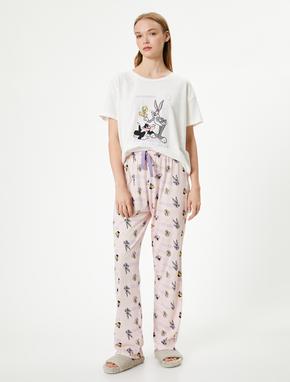 Looney Tunes Pijama Takımı Lisanslı Baskılı Kısa Kollu_2