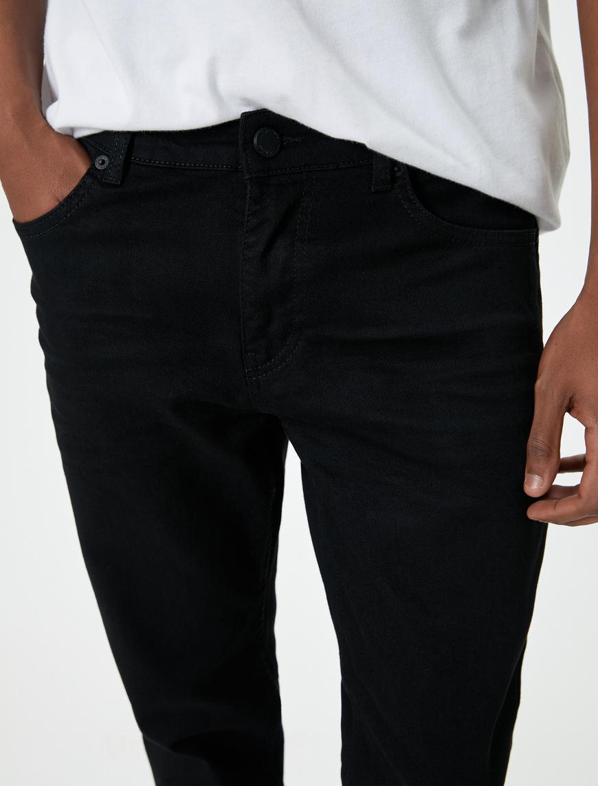   Standart Bel Skinny Fit Kot Pantolon - Michael Jean