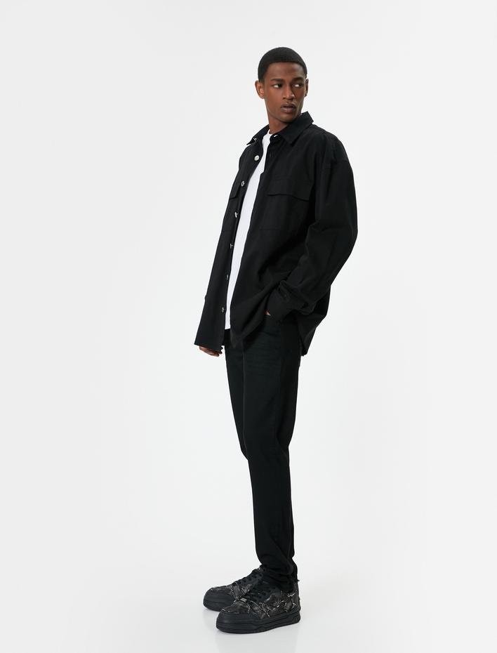  Standart Bel Skinny Fit Kot Pantolon - Michael Jean