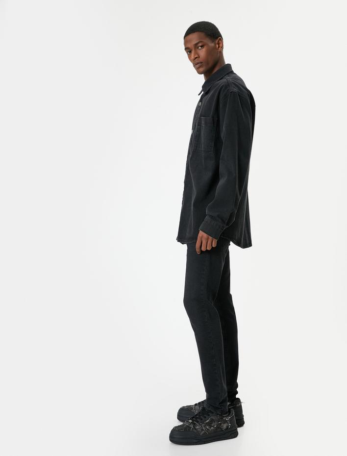  Super Skinny Fit Kot Pantolon - Justin Jean