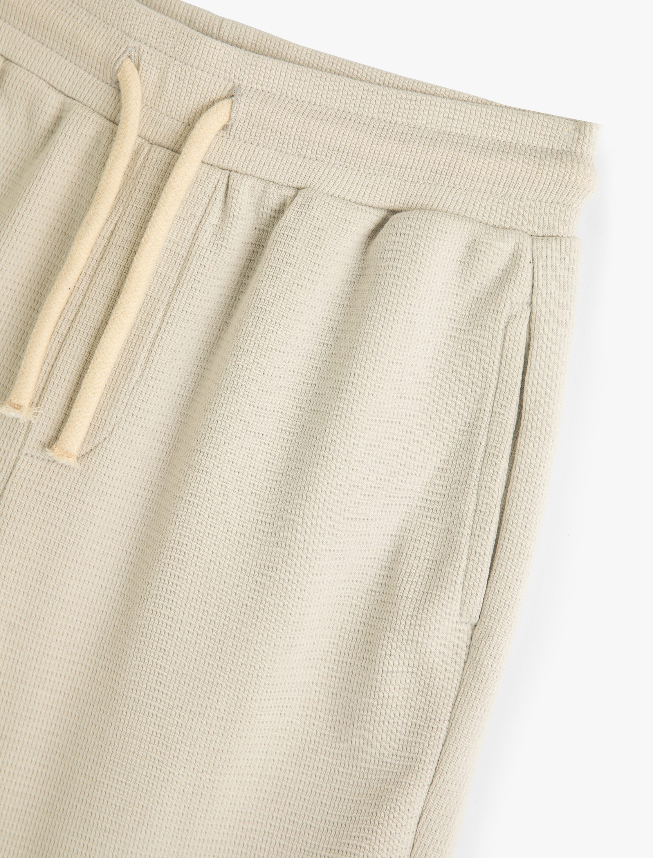  Erkek Çocuk Şort Dokulu Cepli Beli Bağlamalı Pamuklu