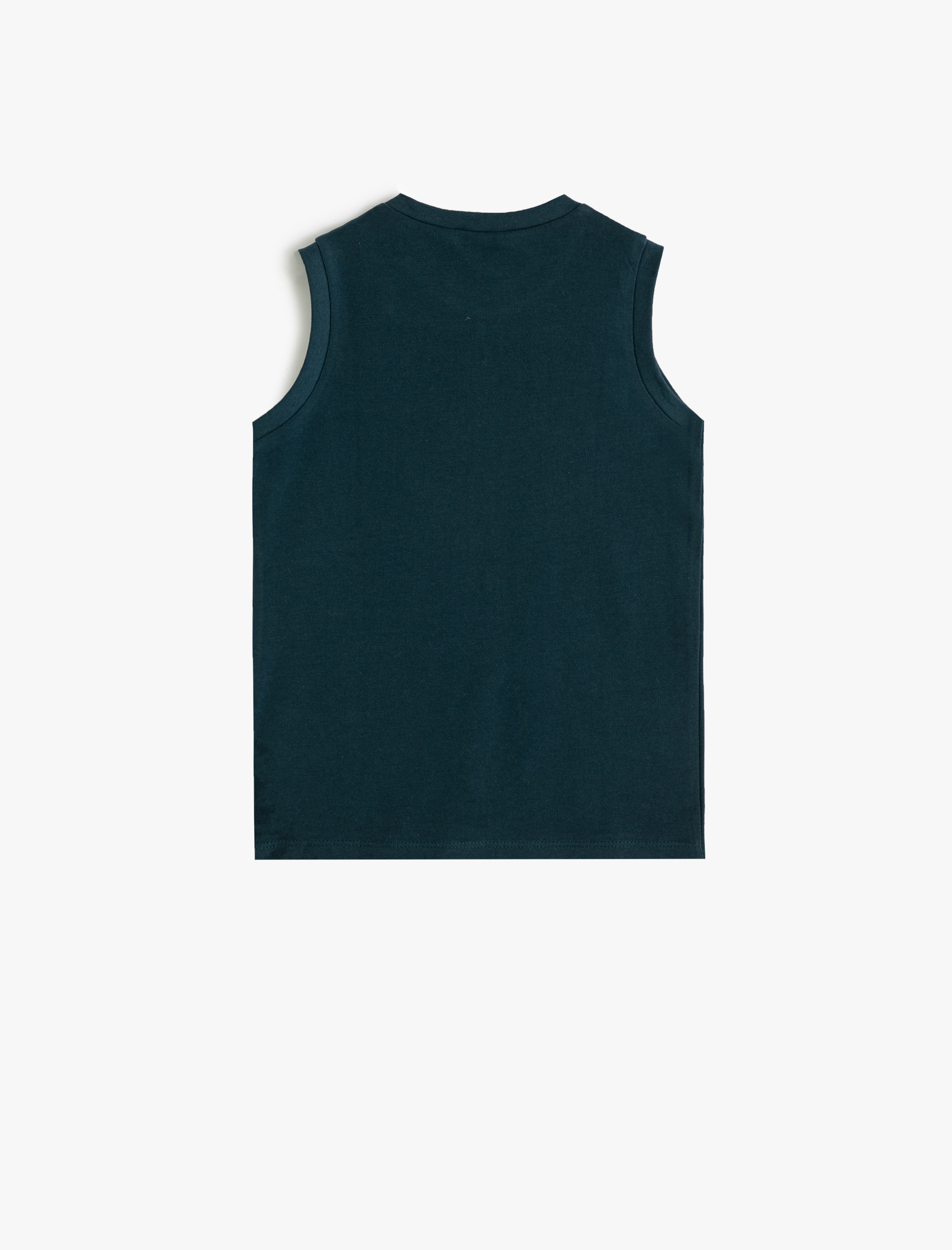  Erkek Çocuk Atlet Robot Baskılı Kolsuz Bisiklet Yaka Pamuklu