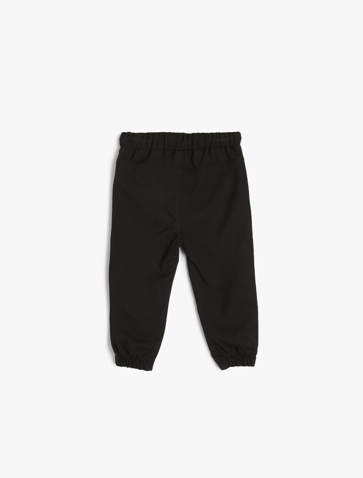 Erkek Bebek Jogger Pantolon Cep Detaylı Beli Bağlamalı