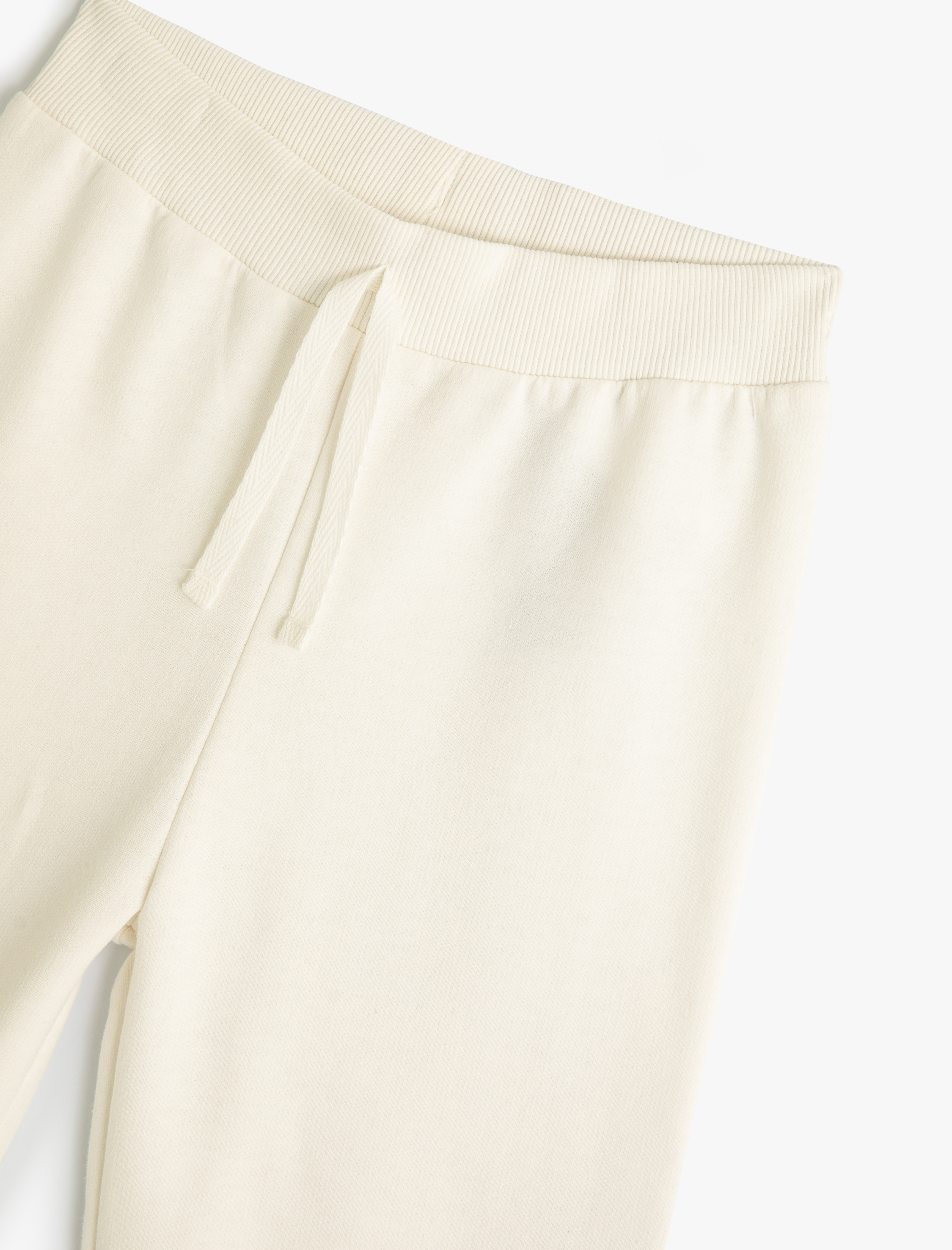  Kız Çocuk Beli Lastikli Şardonlu Basic Jogger Eşofman Altı