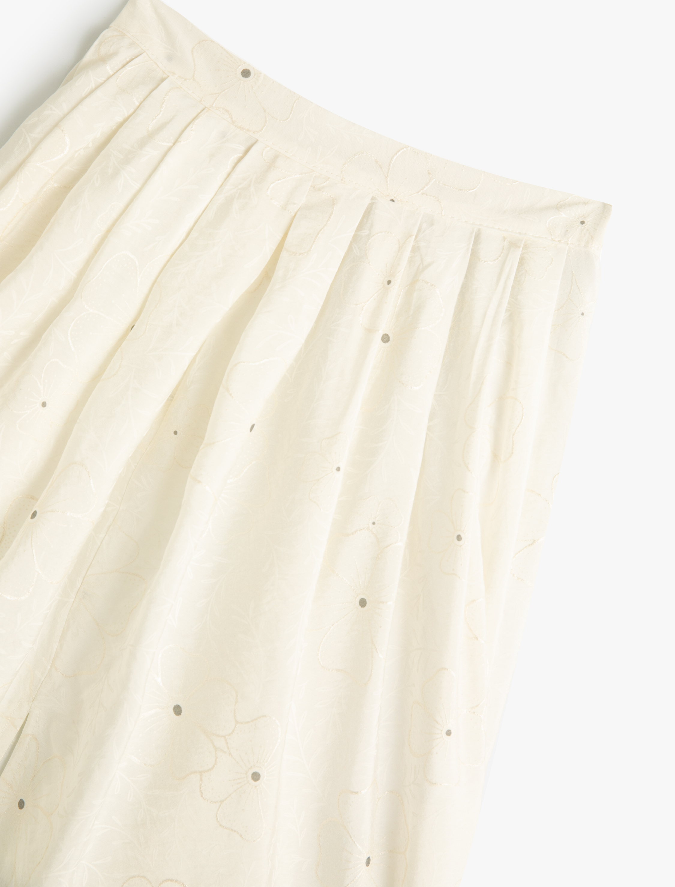  Kız Çocuk Fistolu Midi Etek