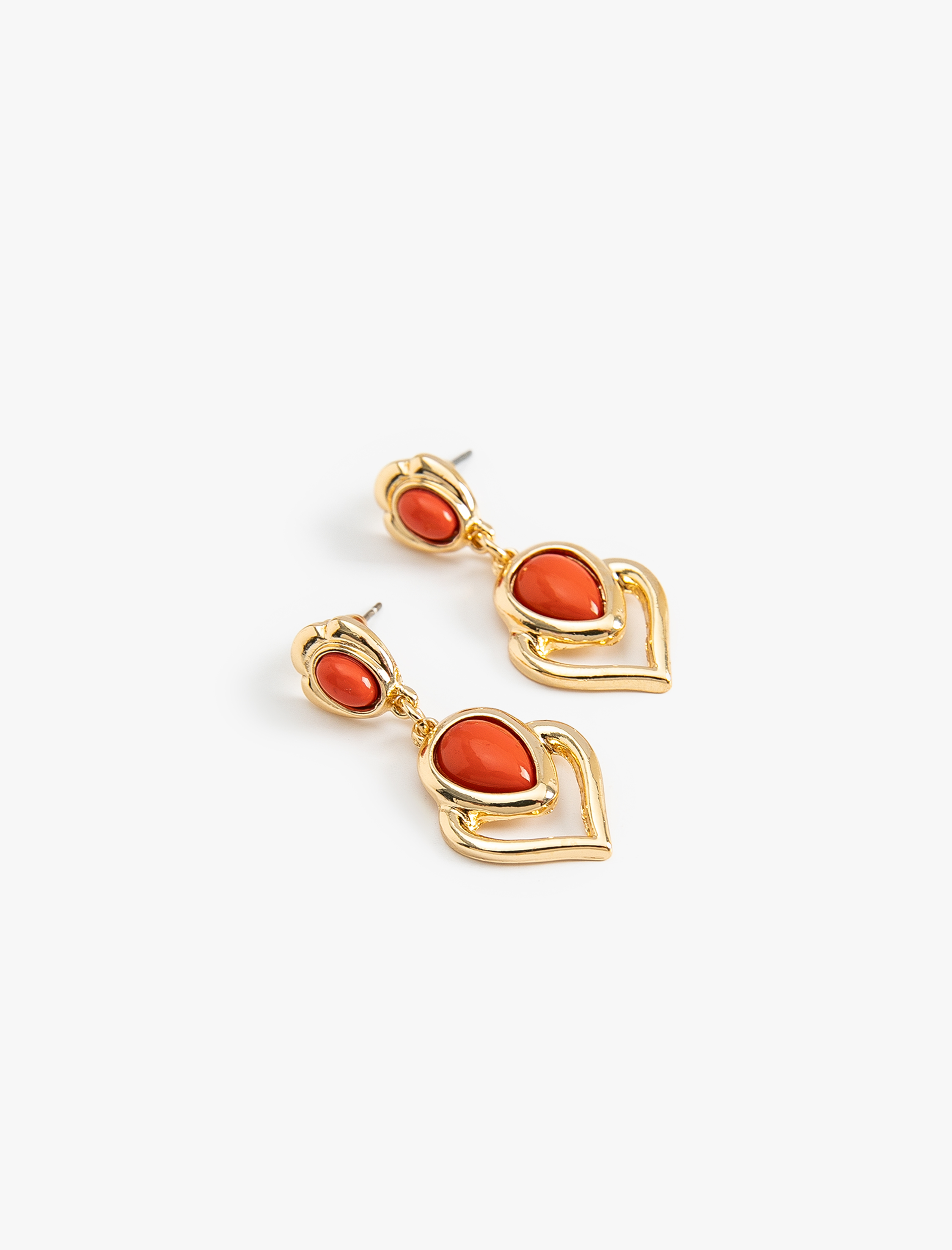  Kadın Taşlı Vintage Küpe Sallantılı