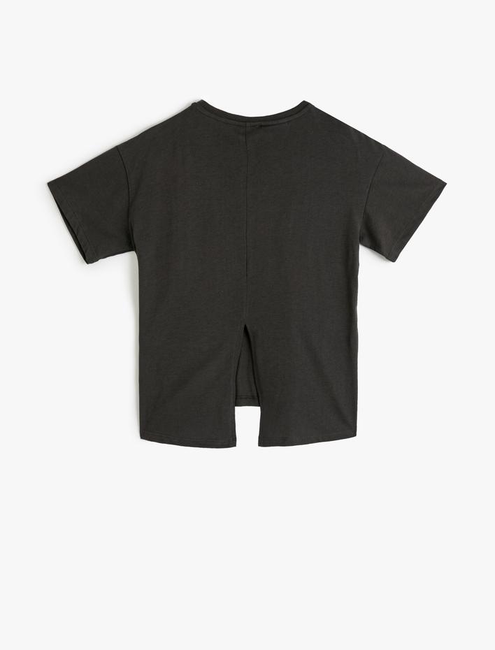 Kız Çocuk Bugs Bunny Tişört Lisanslı Kısa Kollu Bisiklet Yaka Pamuklu