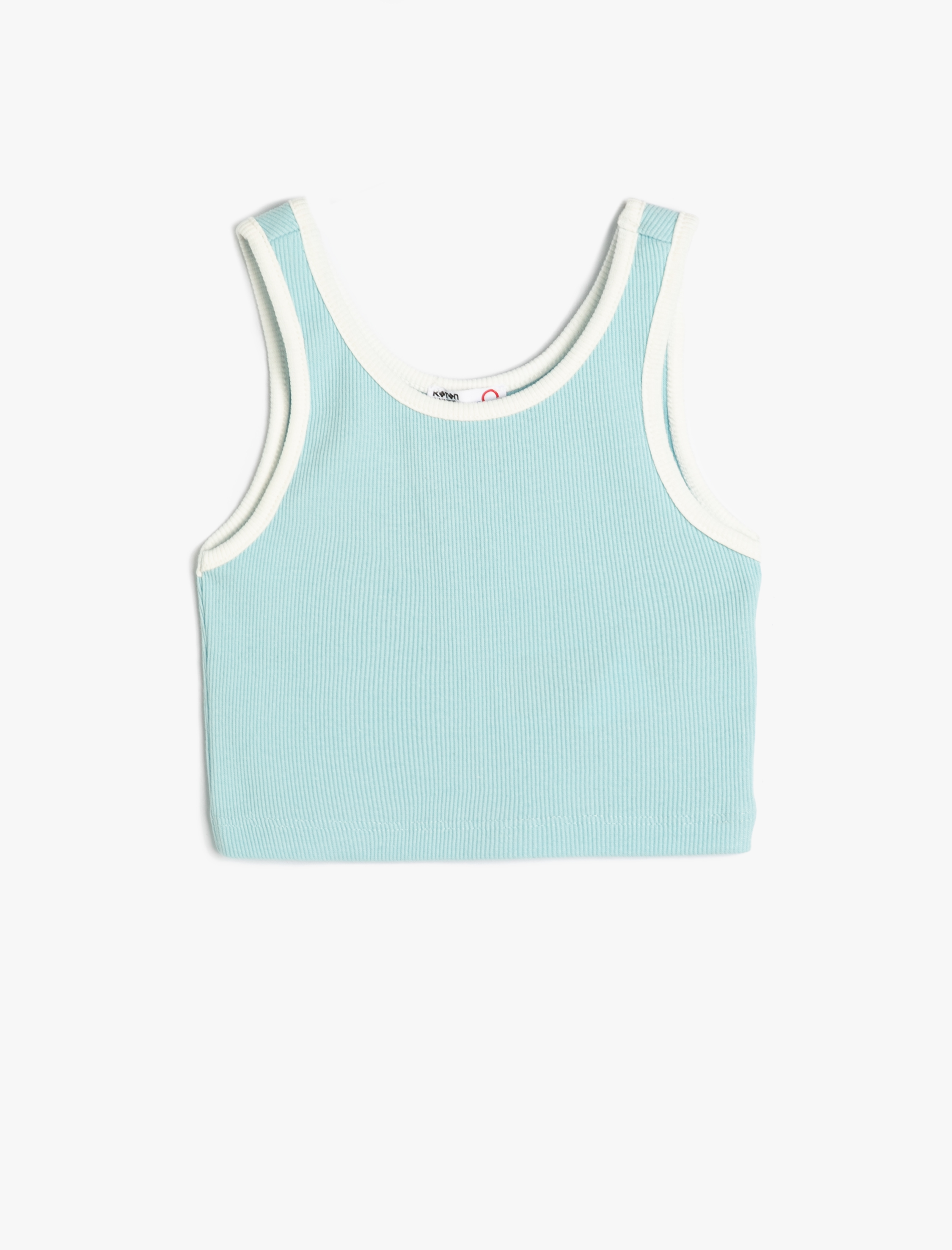  Kız Çocuk Basic Atlet Kolsuz Ribanalı Bisiklet Yaka