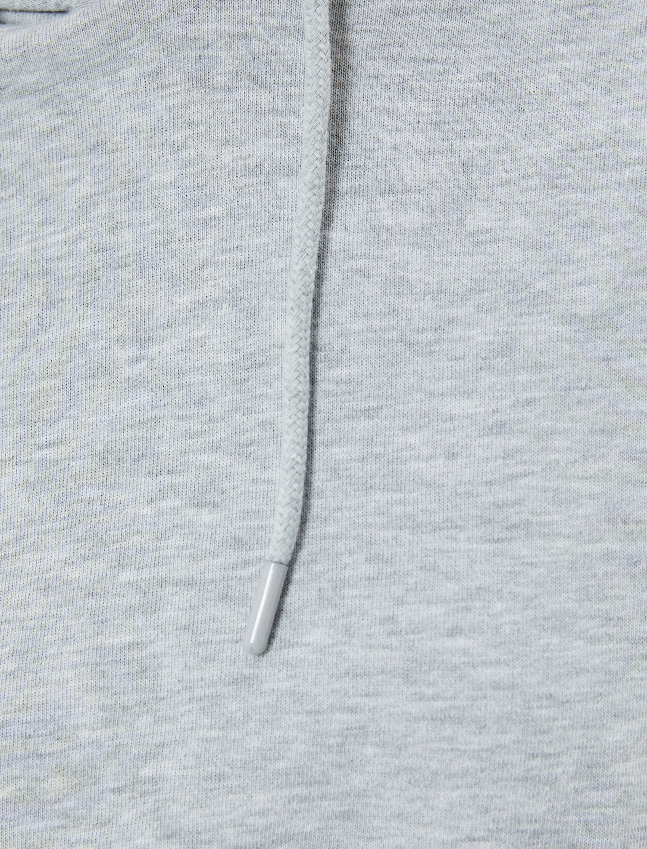   Kapşonlu Sweatshirt Bağcıklı Çift Parça Görünümlü