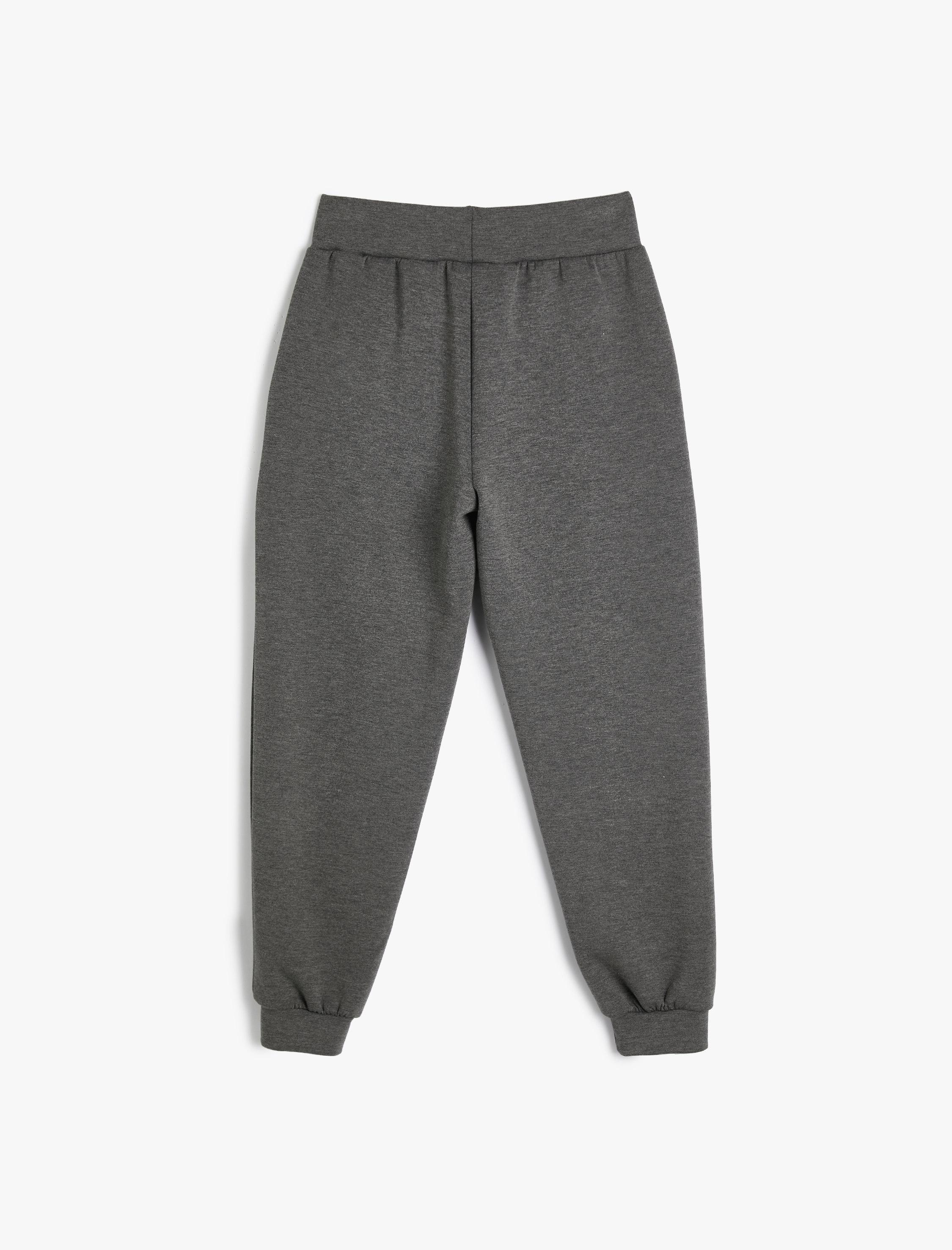   Jogger Eşofman Altı Beli Lastikli Dikiş Detaylı Cepli