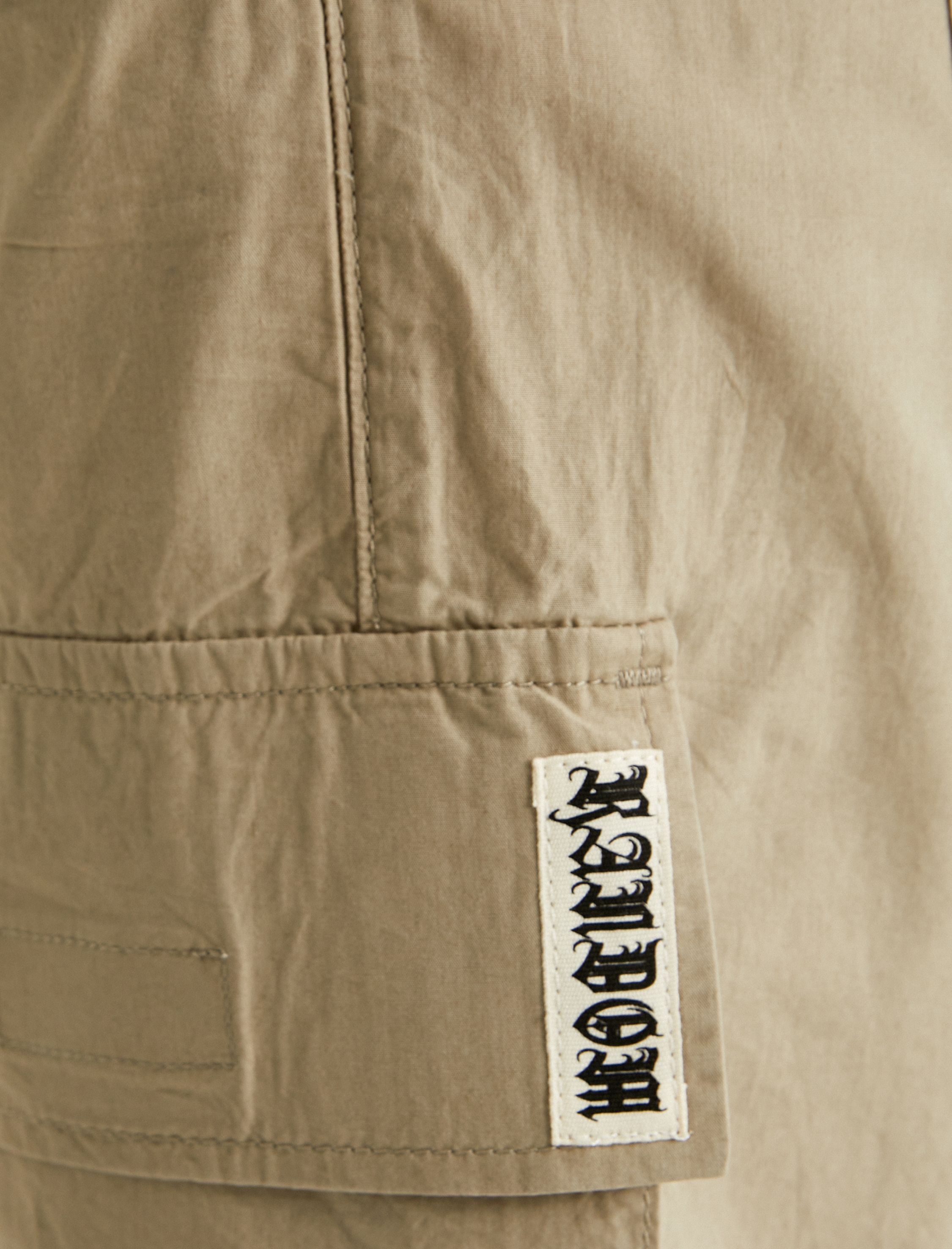   Kargo Paraşüt Pantolon Rahat Kesim Beli Lastikli Cep Detaylı