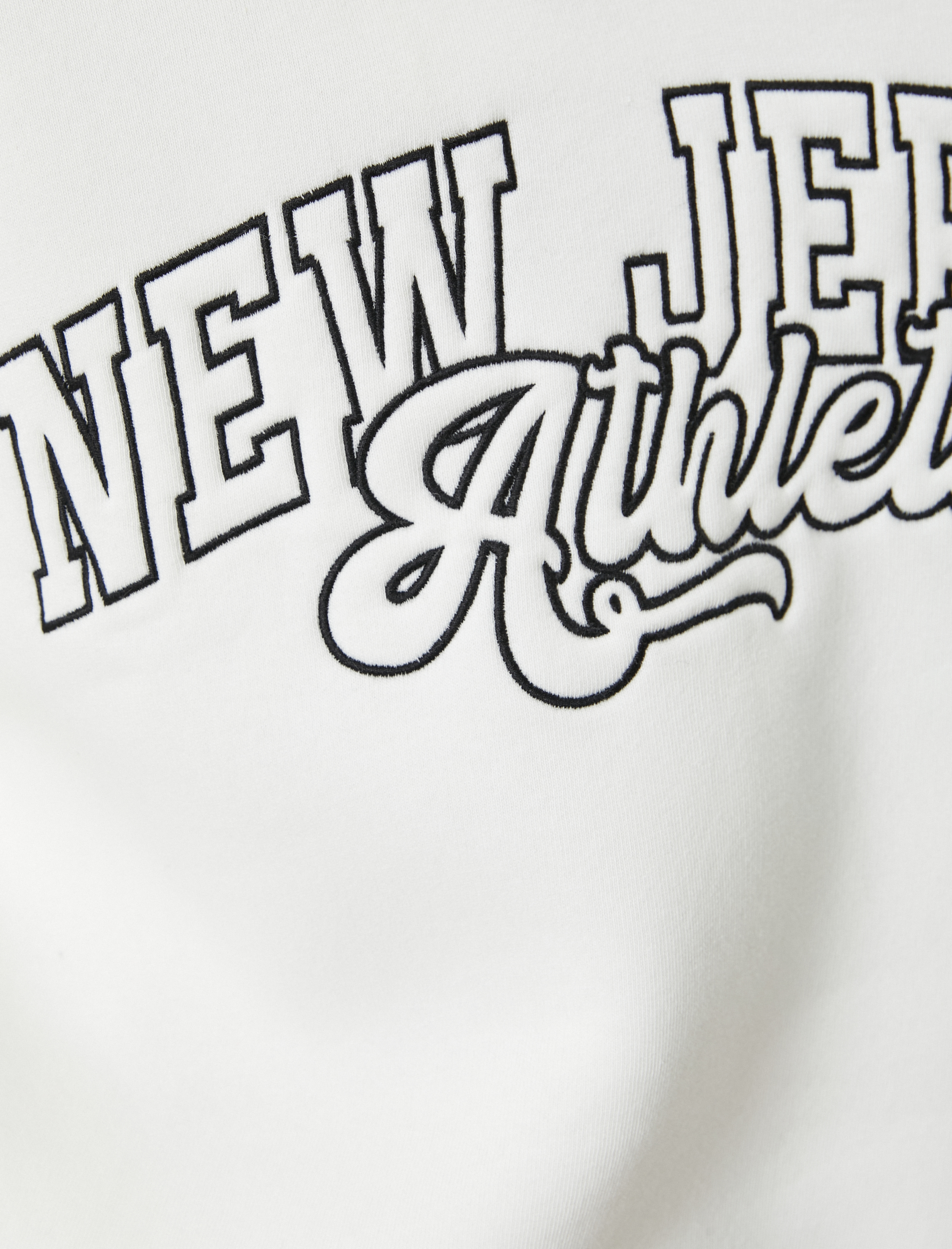   Şardonlu Kolej Sweatshirt Baskılı Yarım Fermuarlı Relax Fit İşlemeli Ribanalı