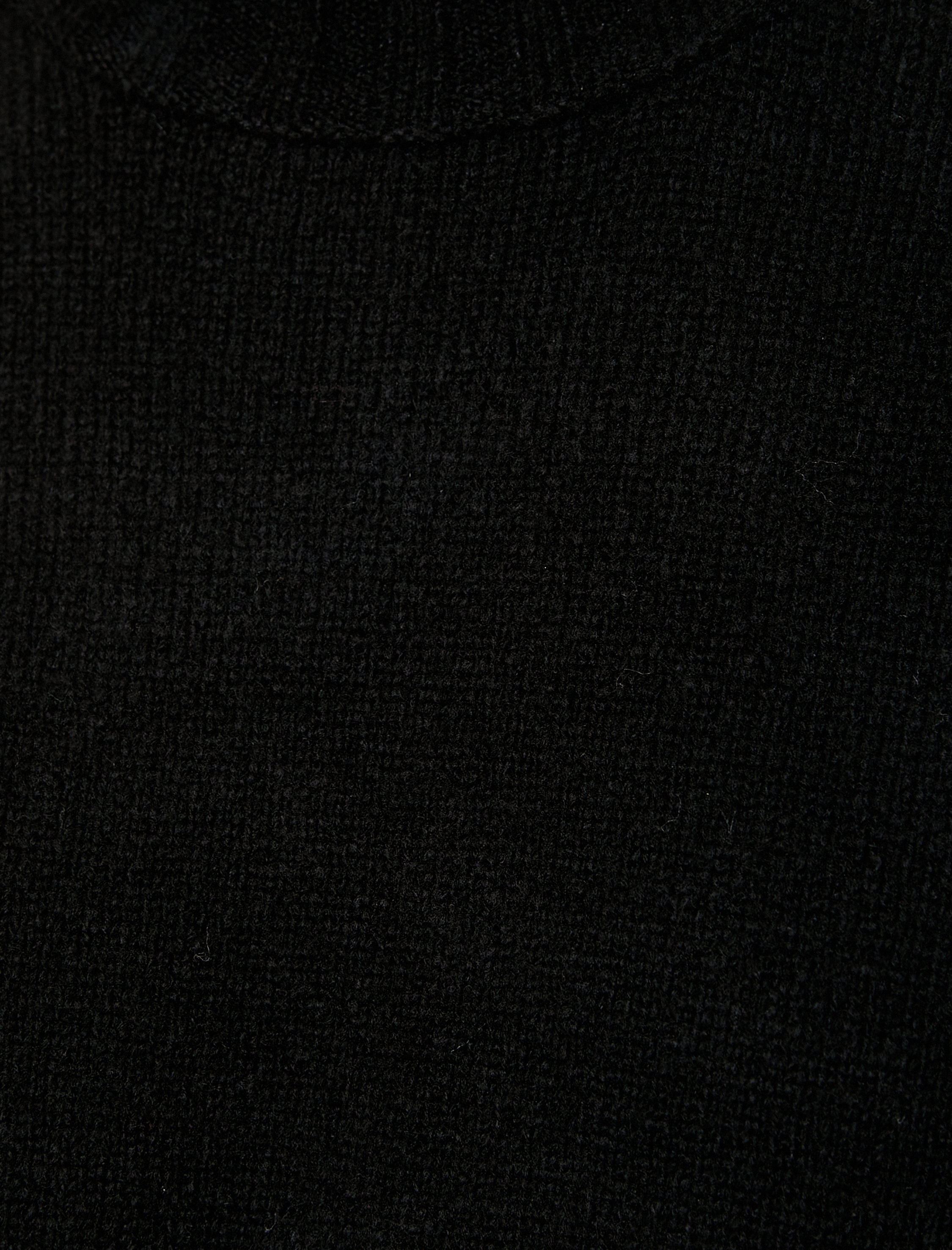   Triko Elbise Midi Dik Yaka Uzun Kollu Relax Fit