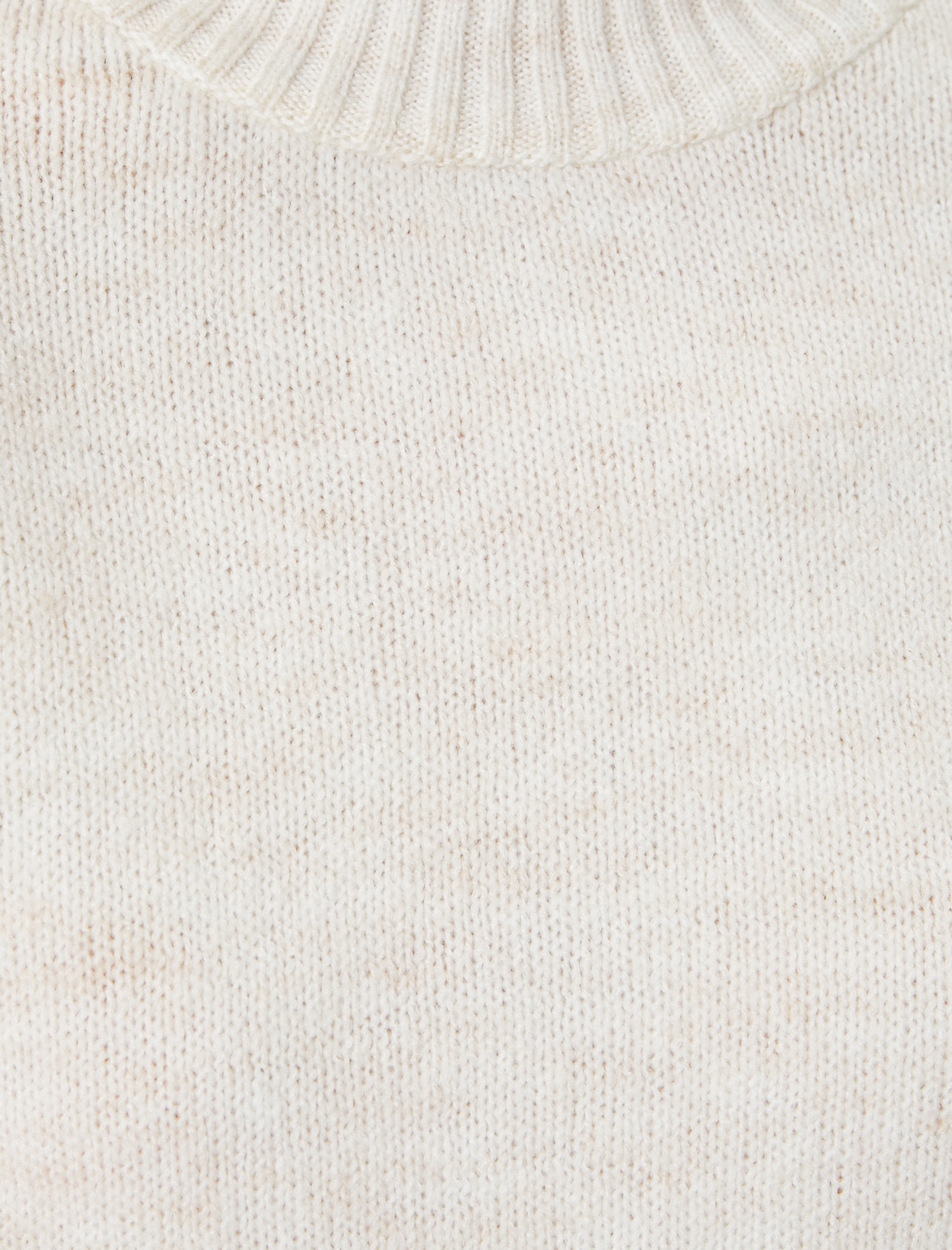   Triko Kazak Basic Dik Yaka Uzun Kollu Akrilik Karışımlı