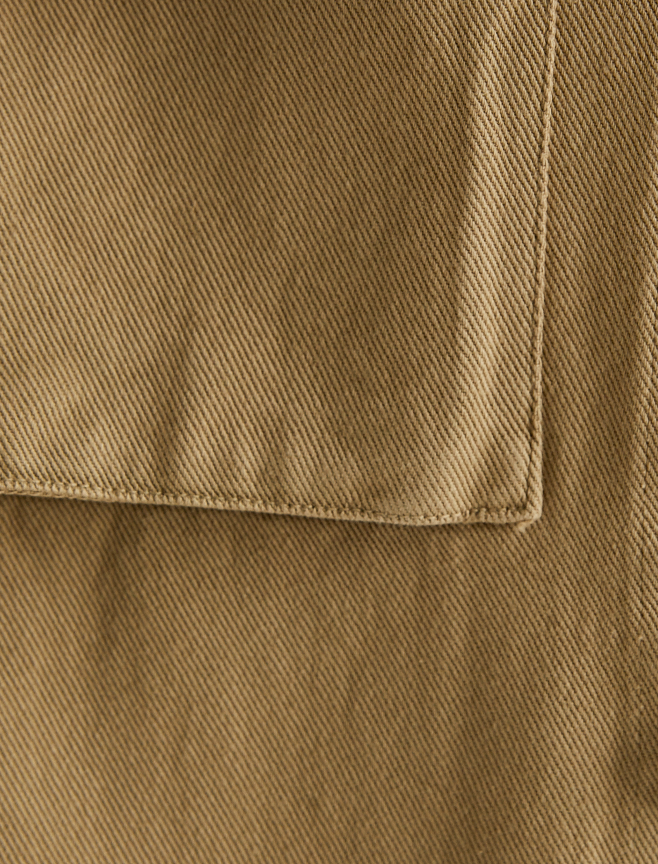   Uzun Kollu Gömlek Ceket Kapaklı Cep Detaylı Dokulu Pamuklu Regular Fit