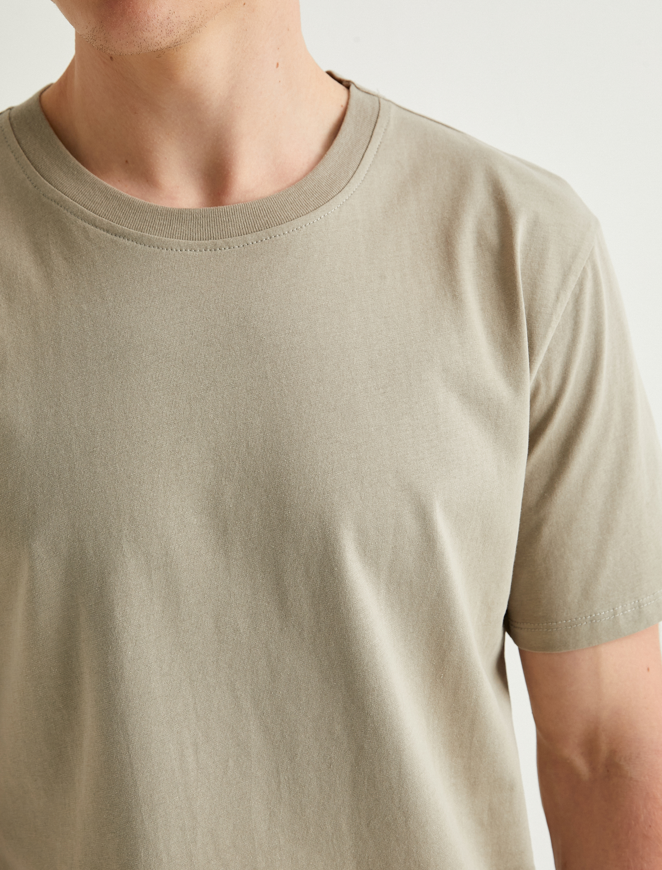   Basic Tişört Slim Fit Bisiklet Yaka Kısa Kollu