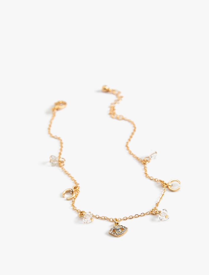 Kadın Zincir Bileklik Taş Detaylı