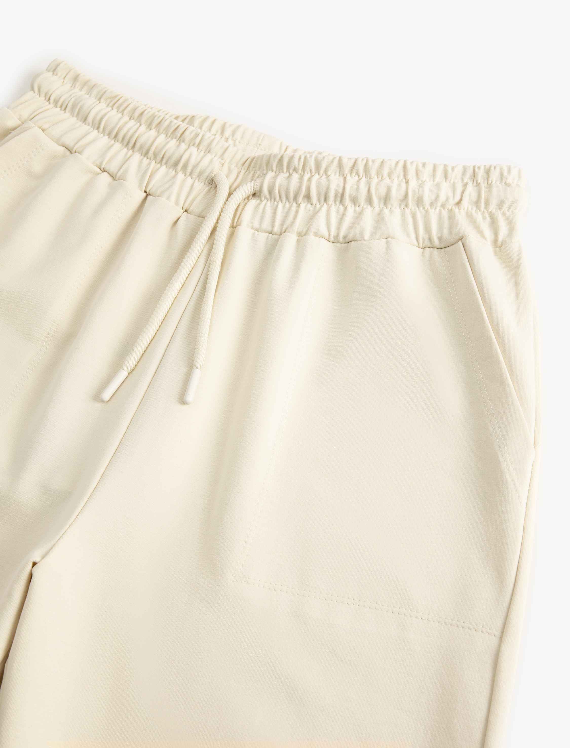   Jogger Eşofman Altı Spor Yüksek Bel Cepli Beli Bağlamalı Pamuklu Rahat Kalıp