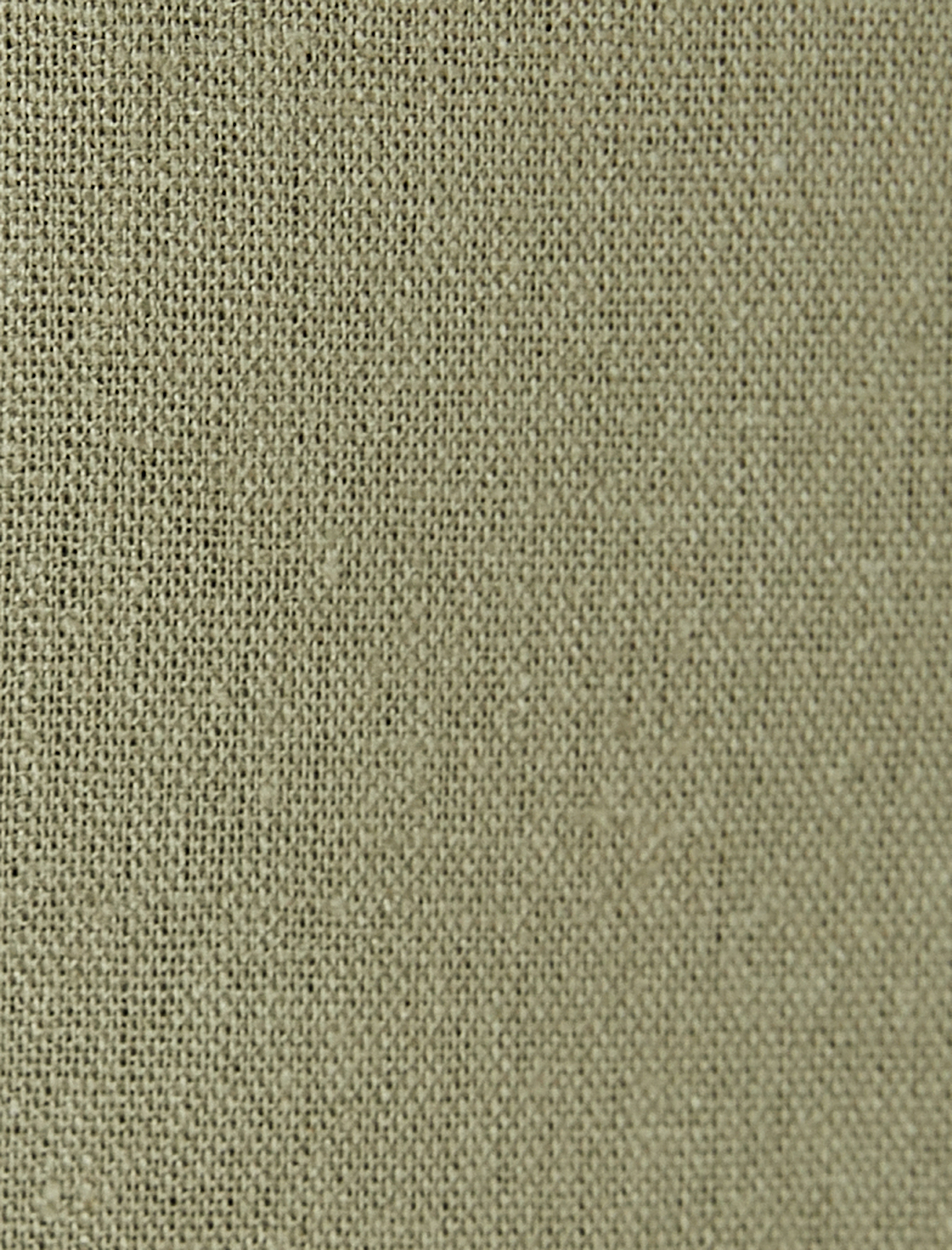   Crop Gömlek Keten Karışımlı Uzun Kollu Cepli Düğmeli