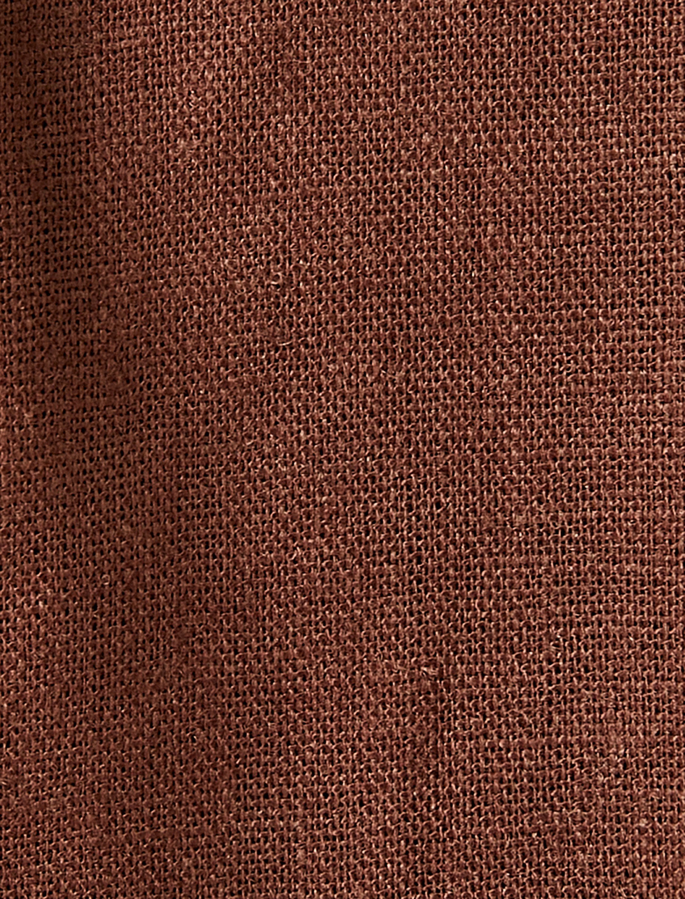   Keten Şort Cepli Pile Detaylı Standart Bel