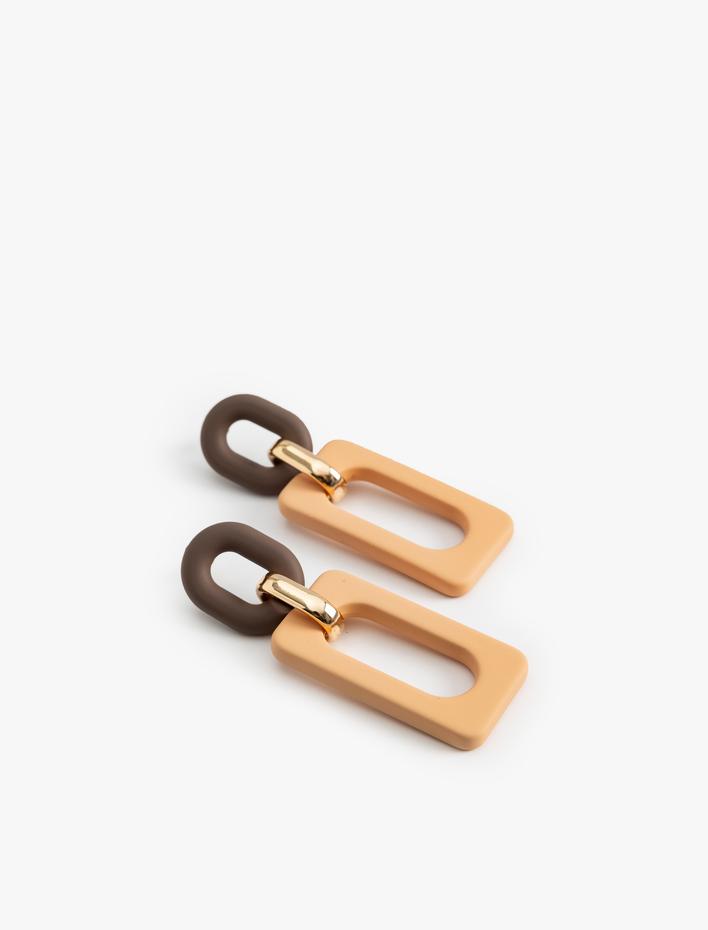 Kadın Geometrik Küpe Sallantılı Plastik