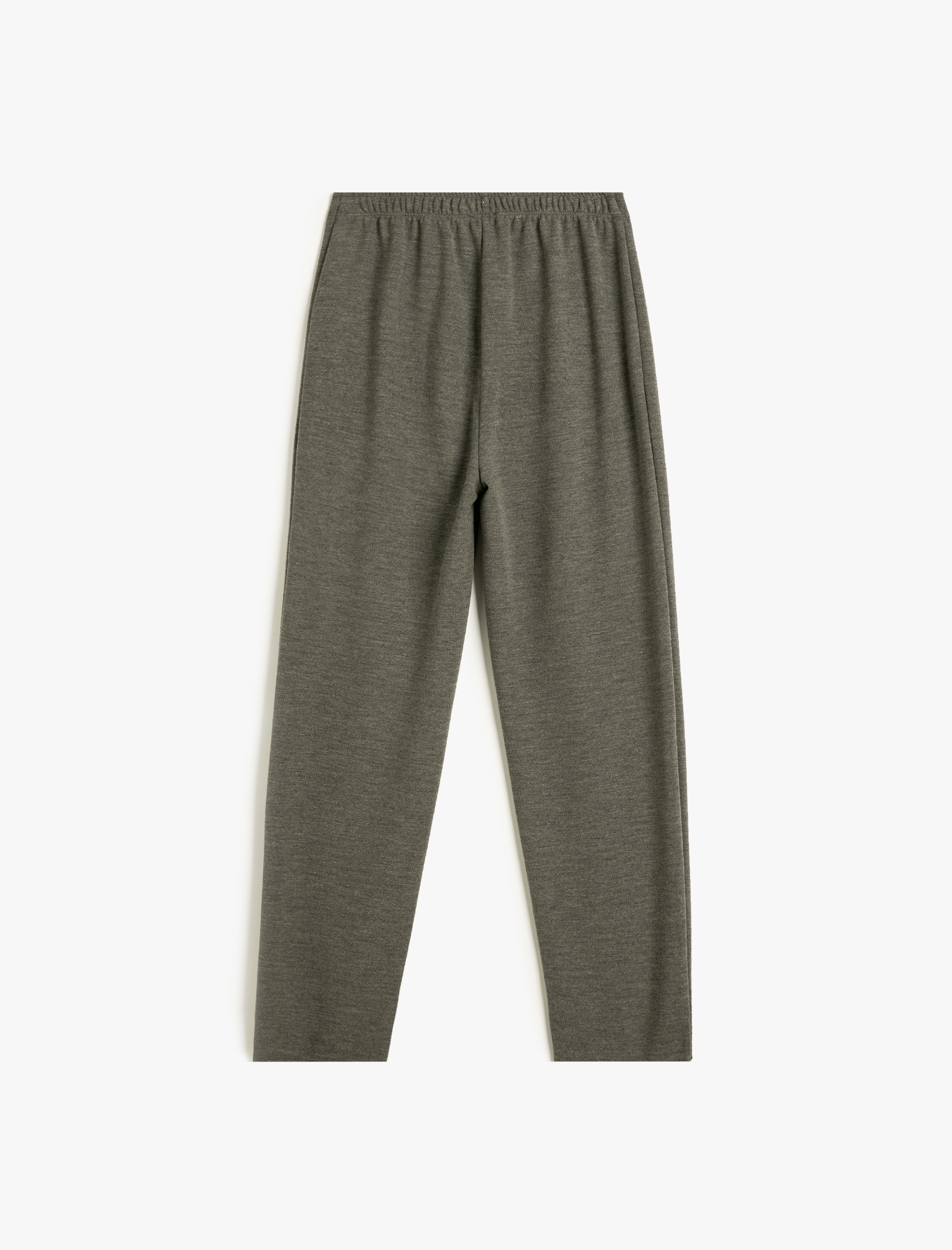  Kız Çocuk Basic Pantolon Beli Lastikli Pile Detaylı