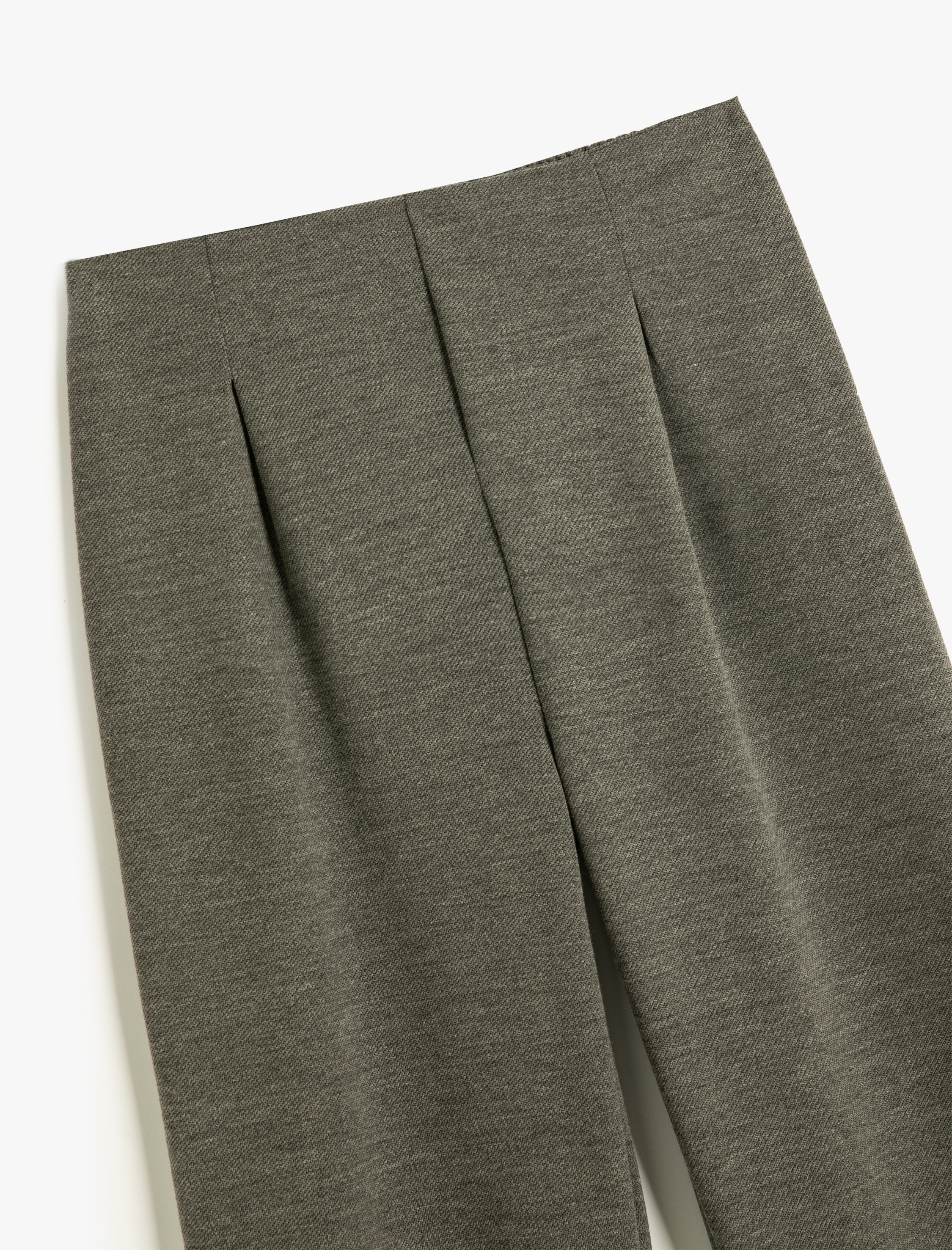  Kız Çocuk Basic Pantolon Beli Lastikli Pile Detaylı