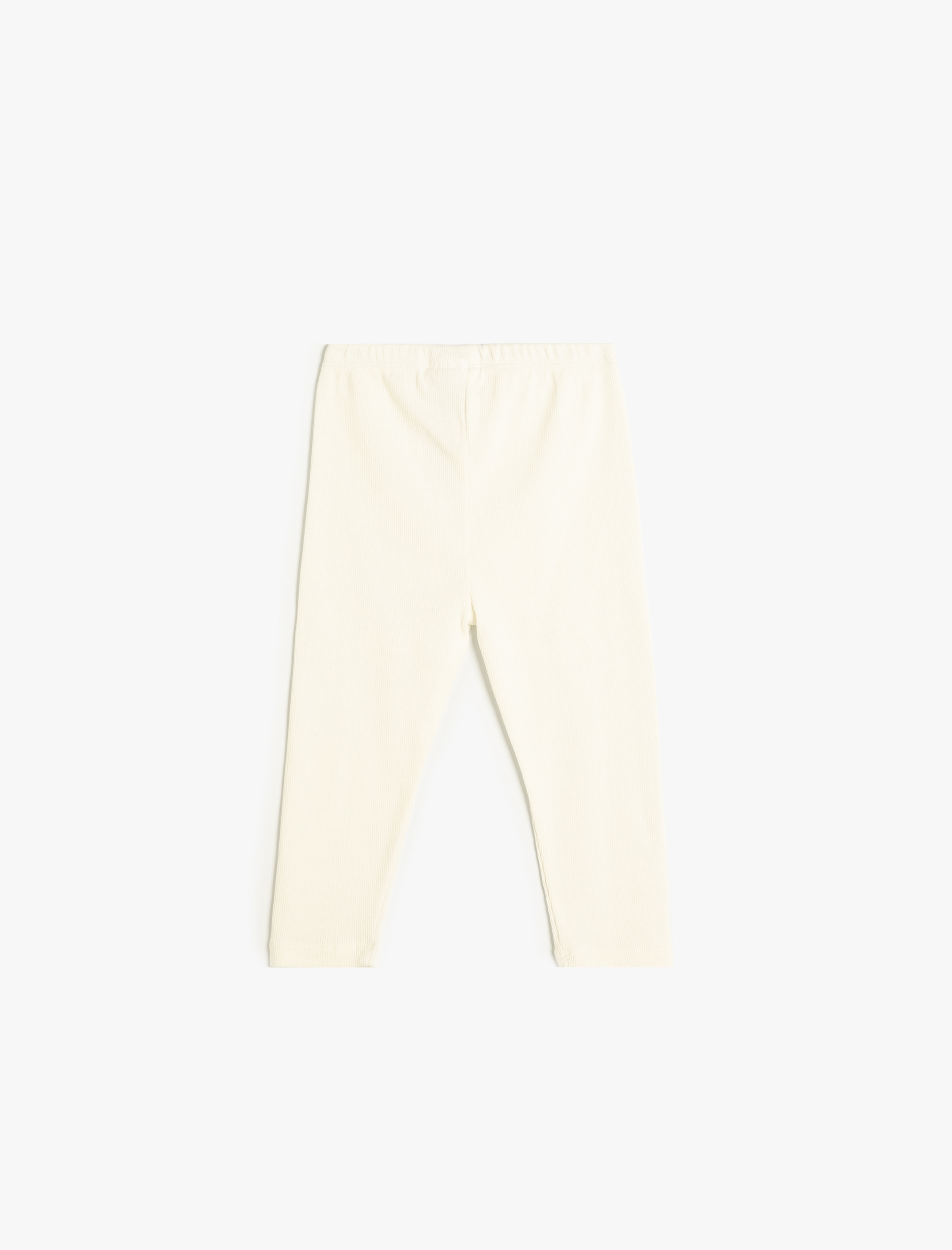  Kız Bebek Basic Ribanalı Tayt Beli Lastikli Pamuklu