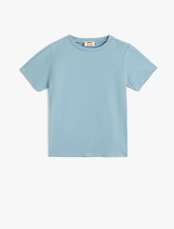 Erkek Çocuk 3'lü Basic Tişört Seti Kısa Kollu Çok Renkli