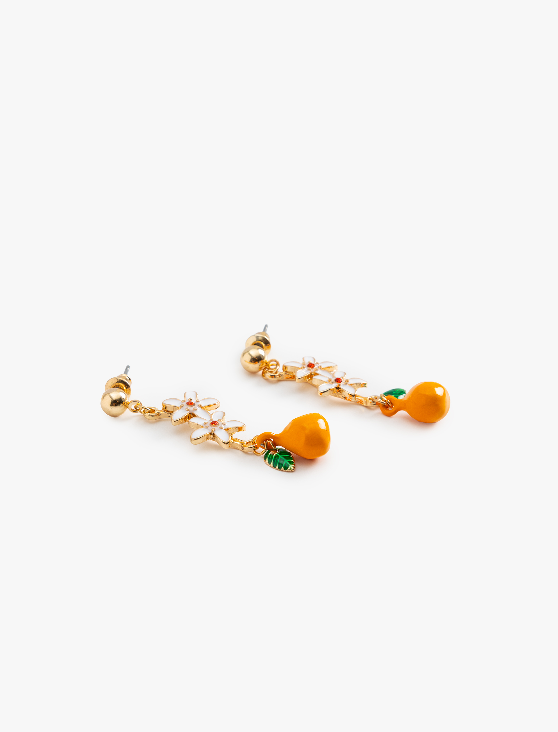  Kadın Çiçekli Küpe Sallantılı Çok Renkli