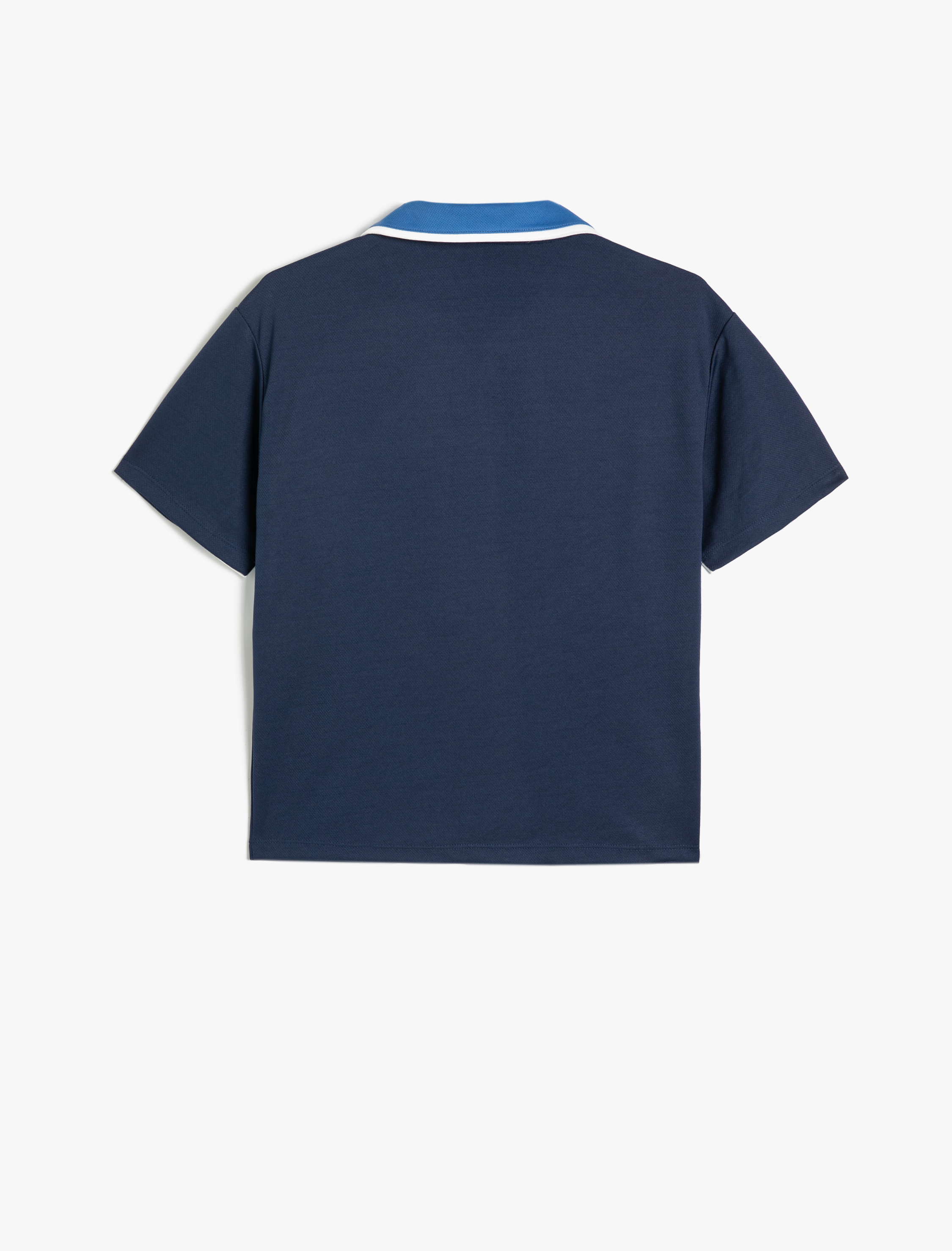 Erkek Çocuk Oversize Polo Yaka Tişört Spor Temalı Kısa Kollu Baskılı