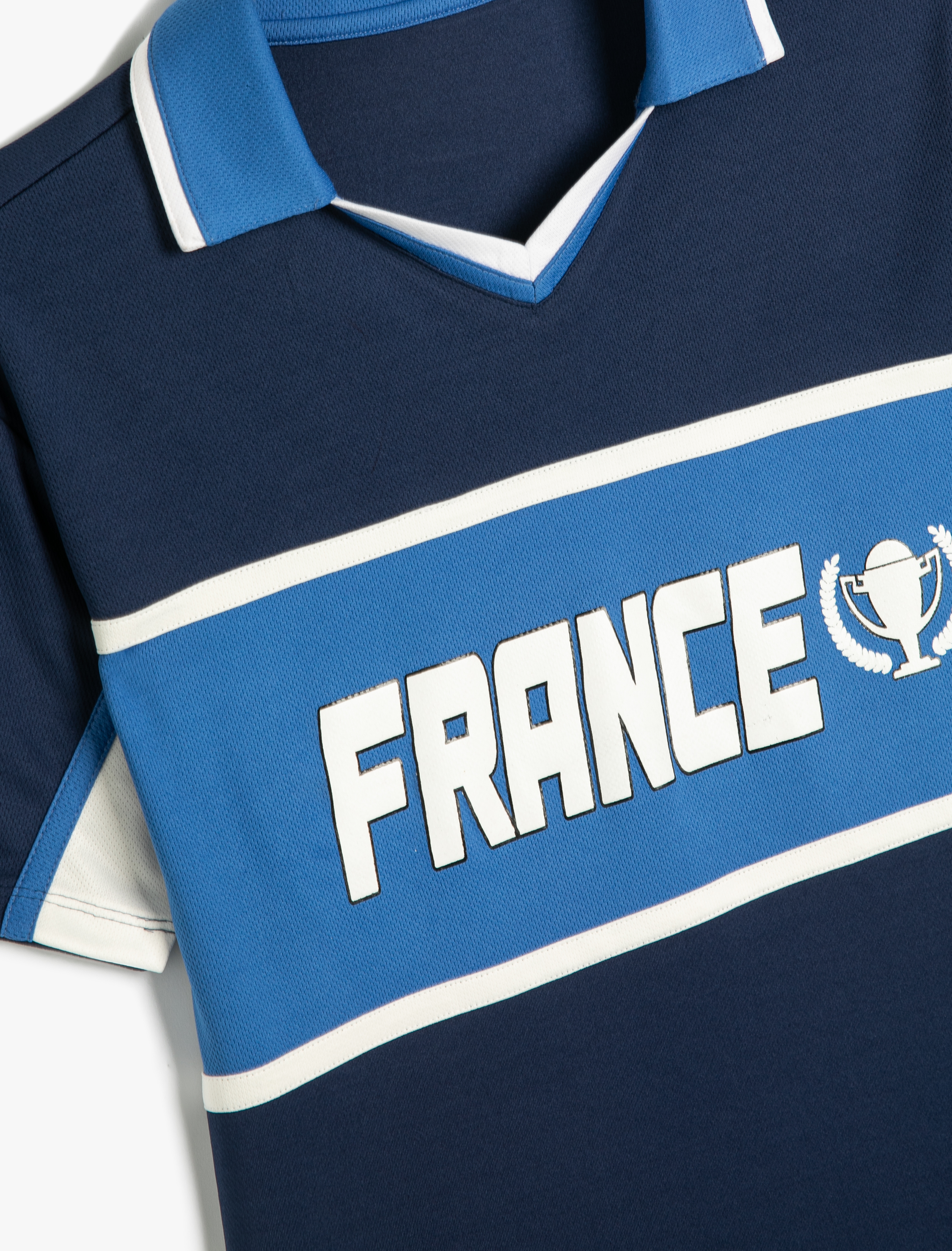 Erkek Çocuk Oversize Polo Yaka Tişört Spor Temalı Kısa Kollu Baskılı