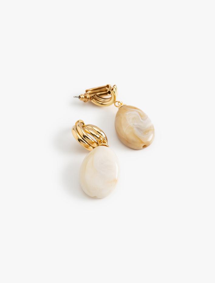 Kadın Taşlı Küpe Sallantılı