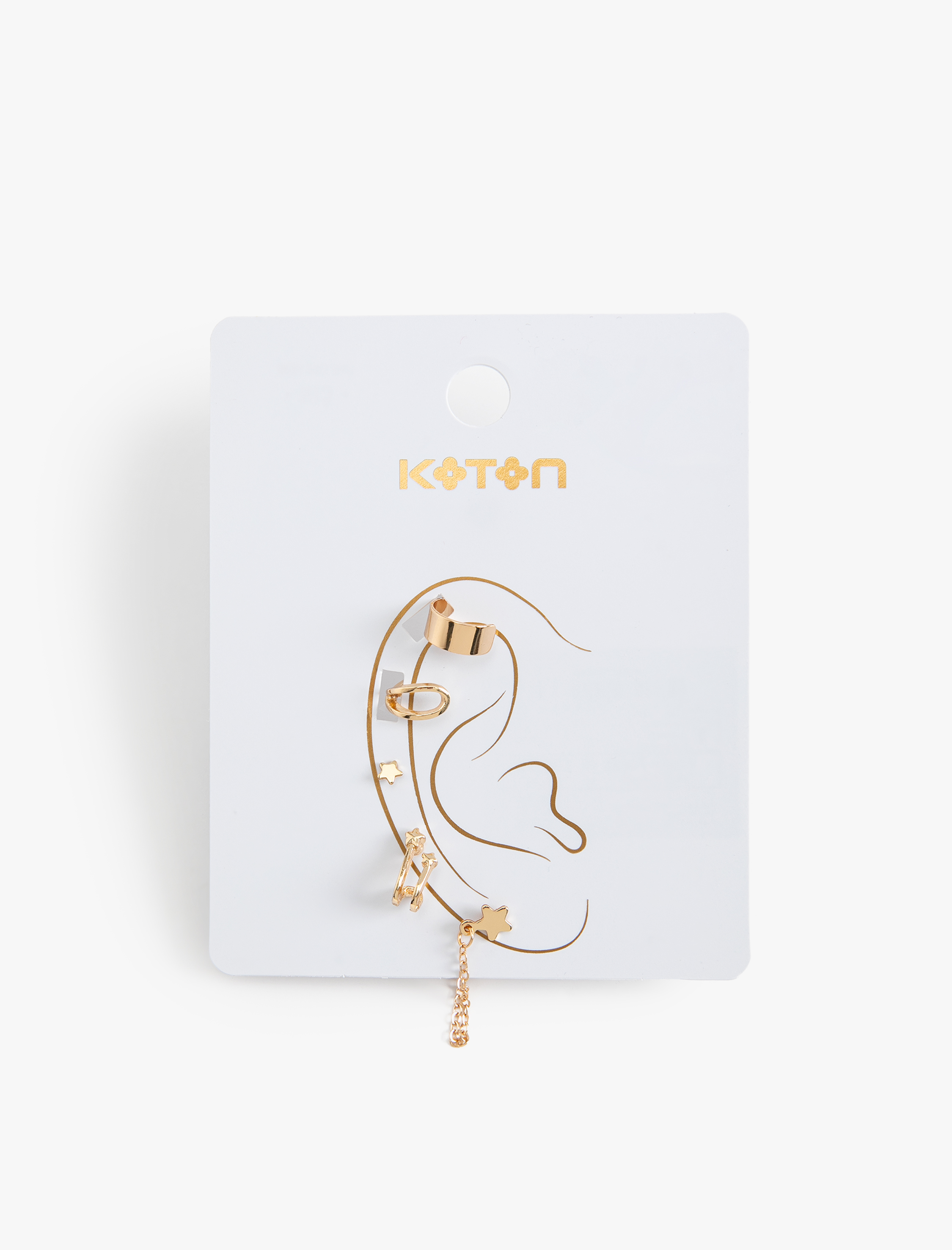  Kadın Kıkırdak Küpe Seti 5'li