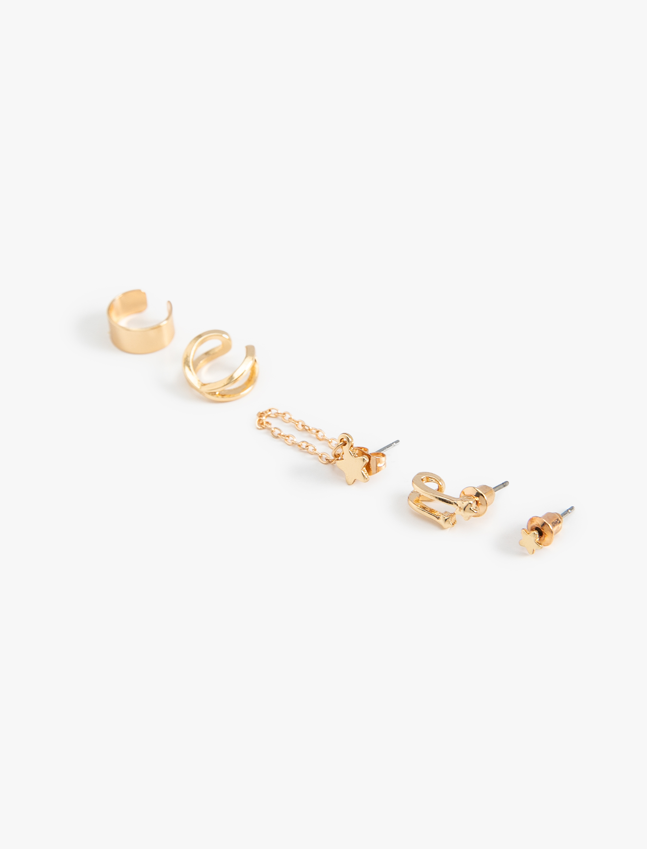  Kadın Kıkırdak Küpe Seti 5'li