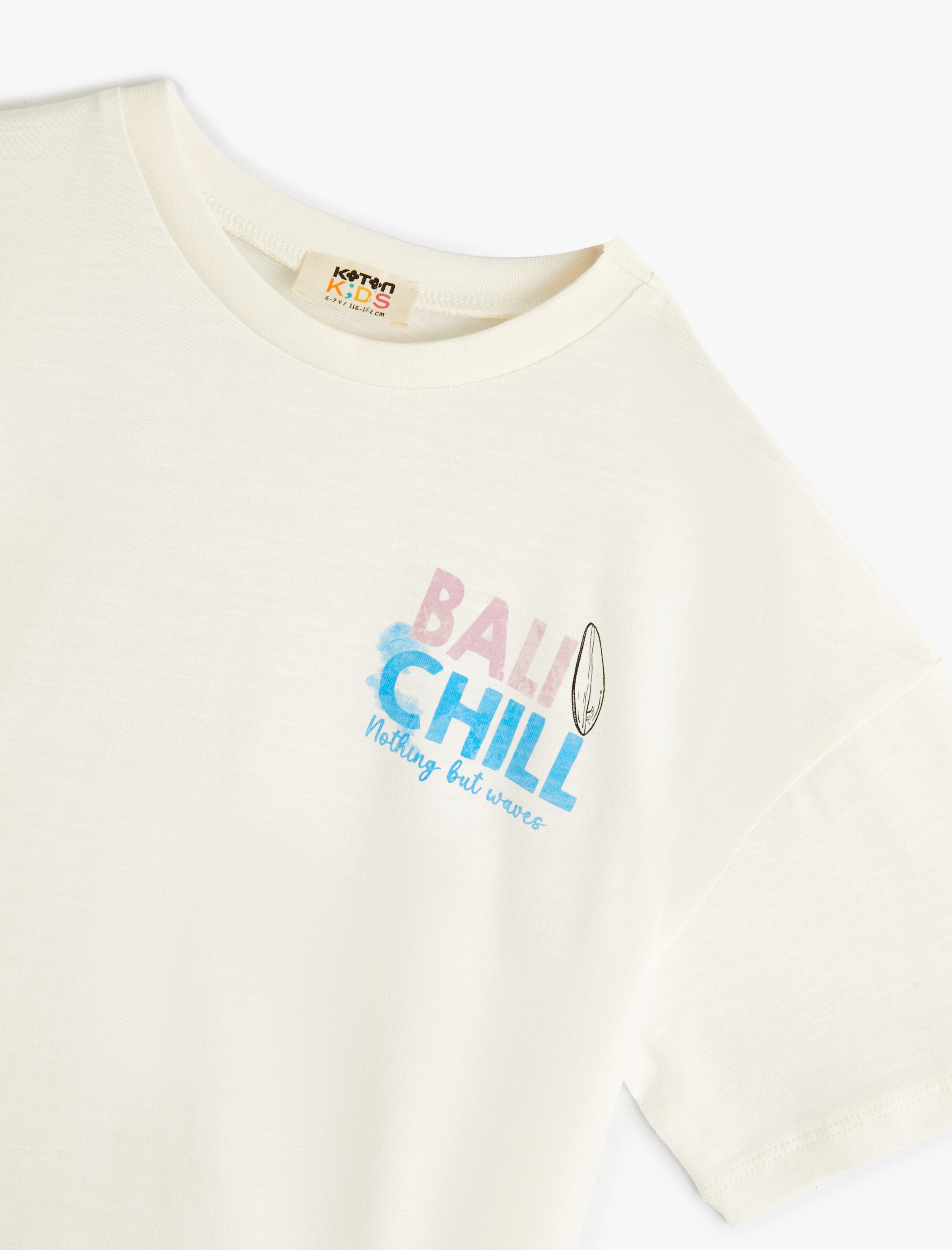  Erkek Çocuk Oversize Tişört Batik Baskı Detaylı Kısa Kollu Bisiklet Yaka Pamuklu