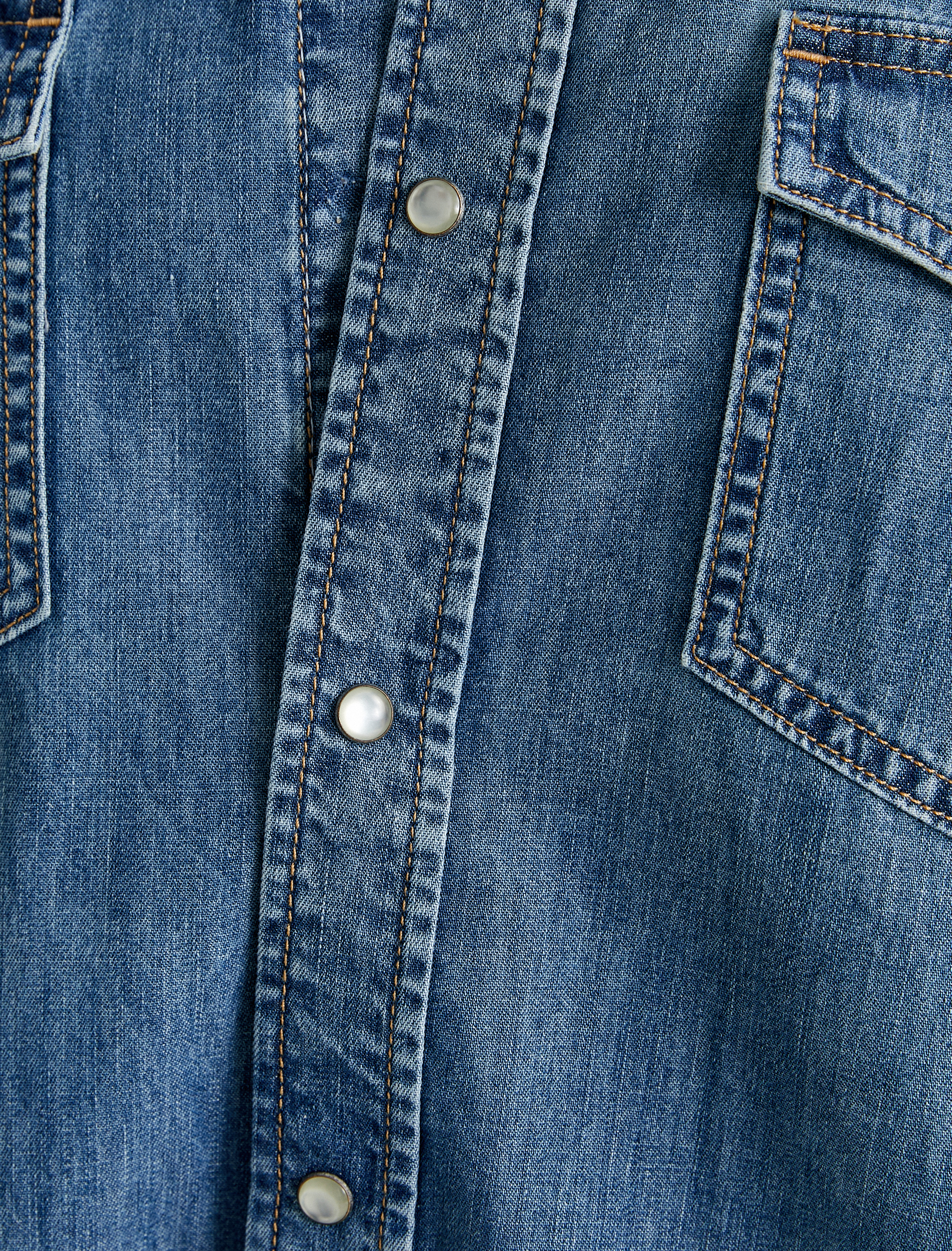   Kot Gömlek Ceket Oversize Uzun Kollu Kapaklı Cep Detaylı