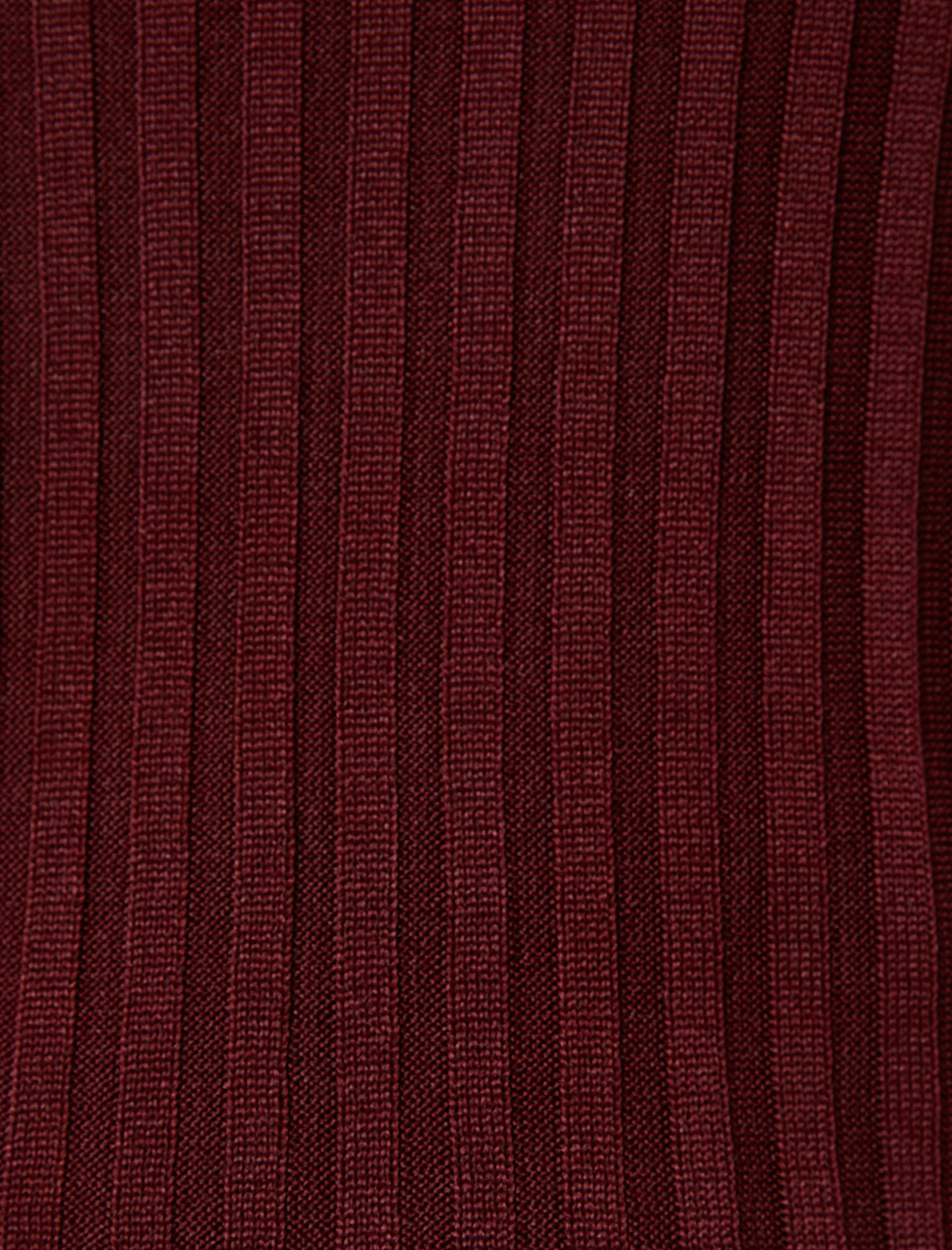   Dik Yaka Triko Kazak Uzun Kollu Slim Fit