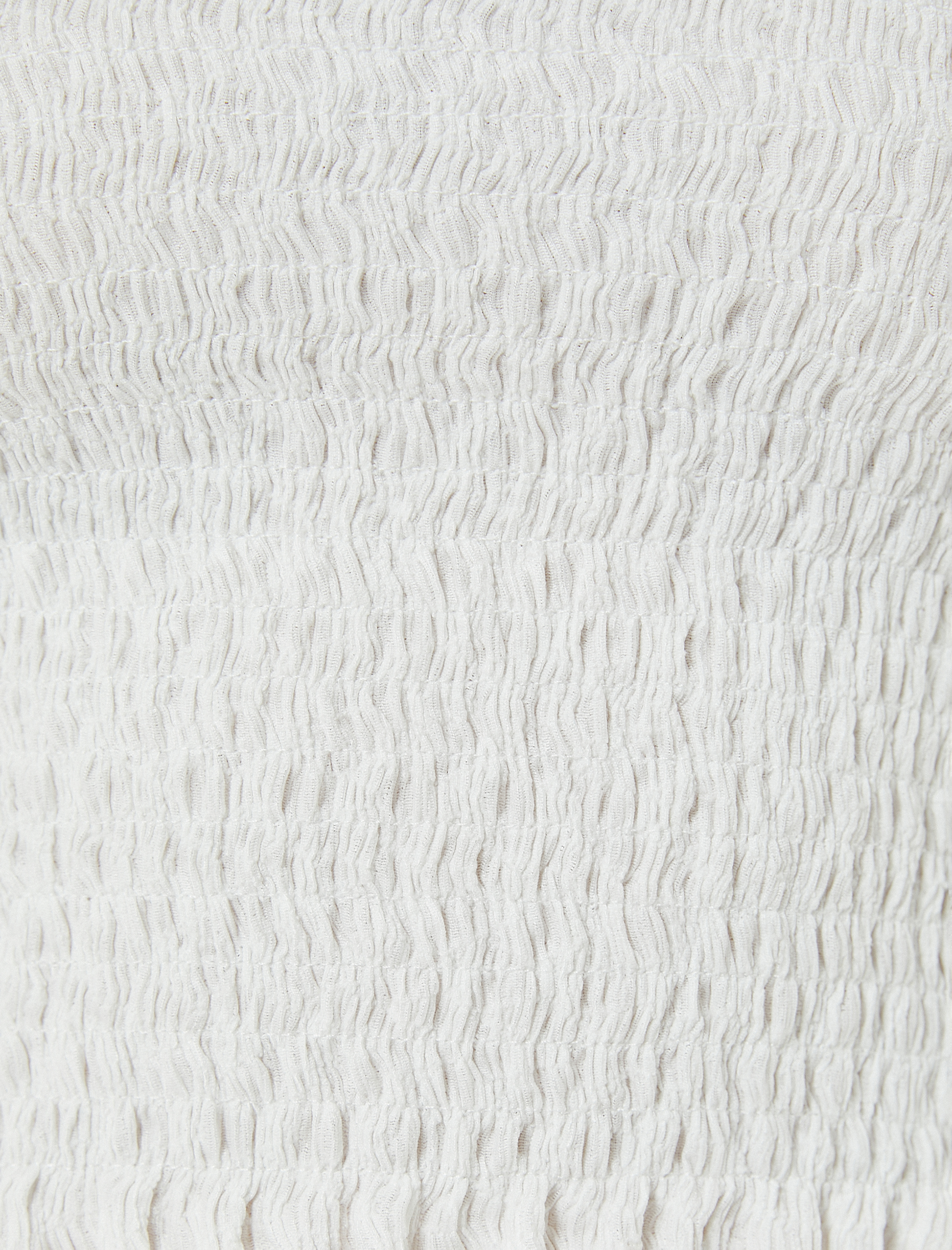   Fırfırlı Crop Straplez Üst Gipe Detaylı