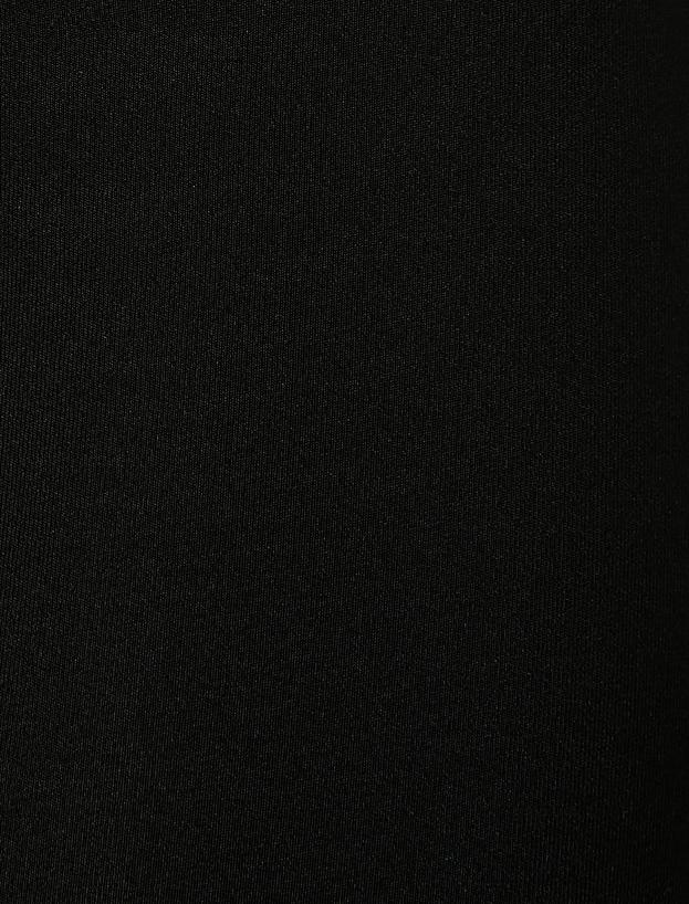 Spor Tayt Kısa Yüksek Bel Geometrik Baskılı Slim Fit_5