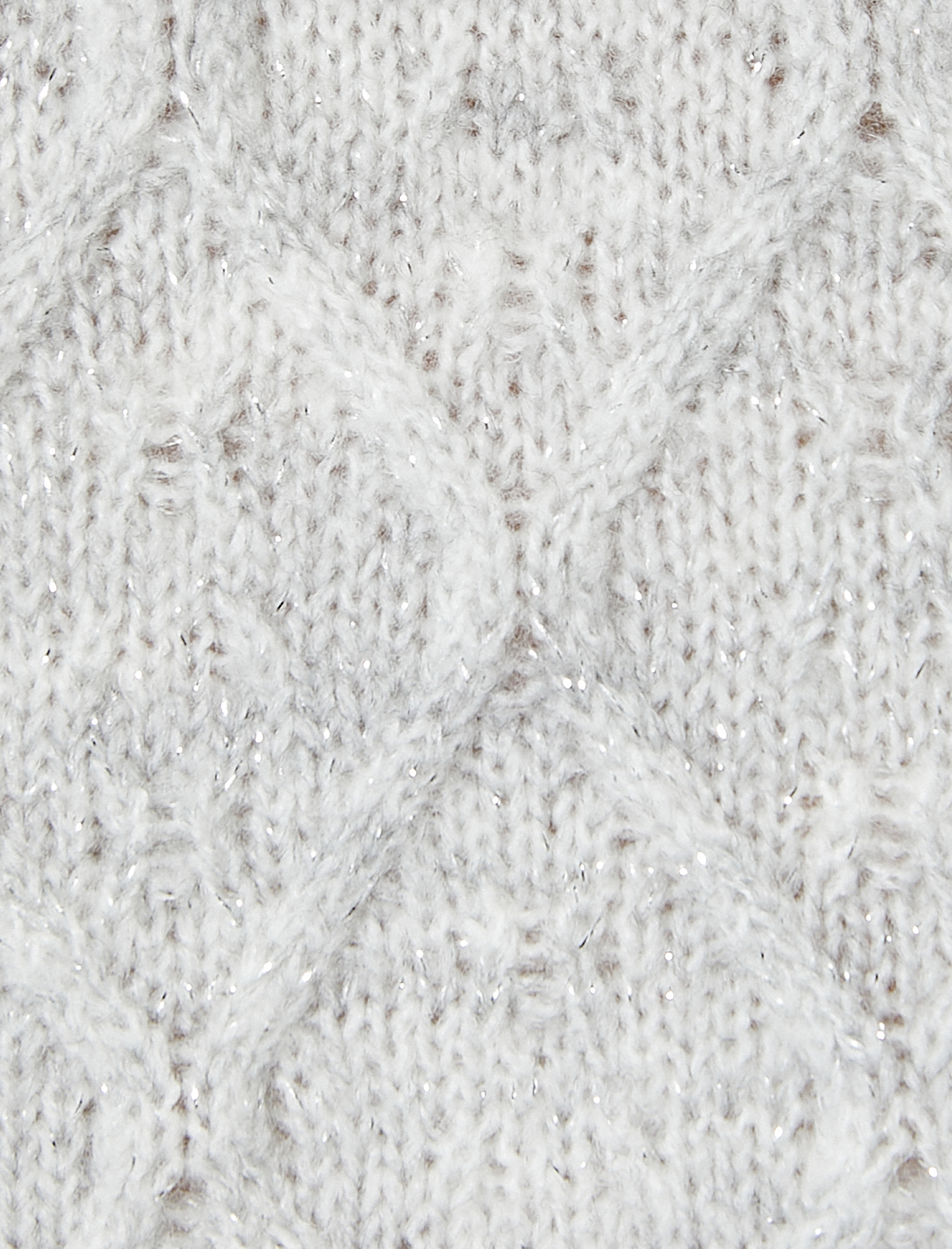   Triko Kazak Dokulu Fırfır Detaylı Dik Yaka